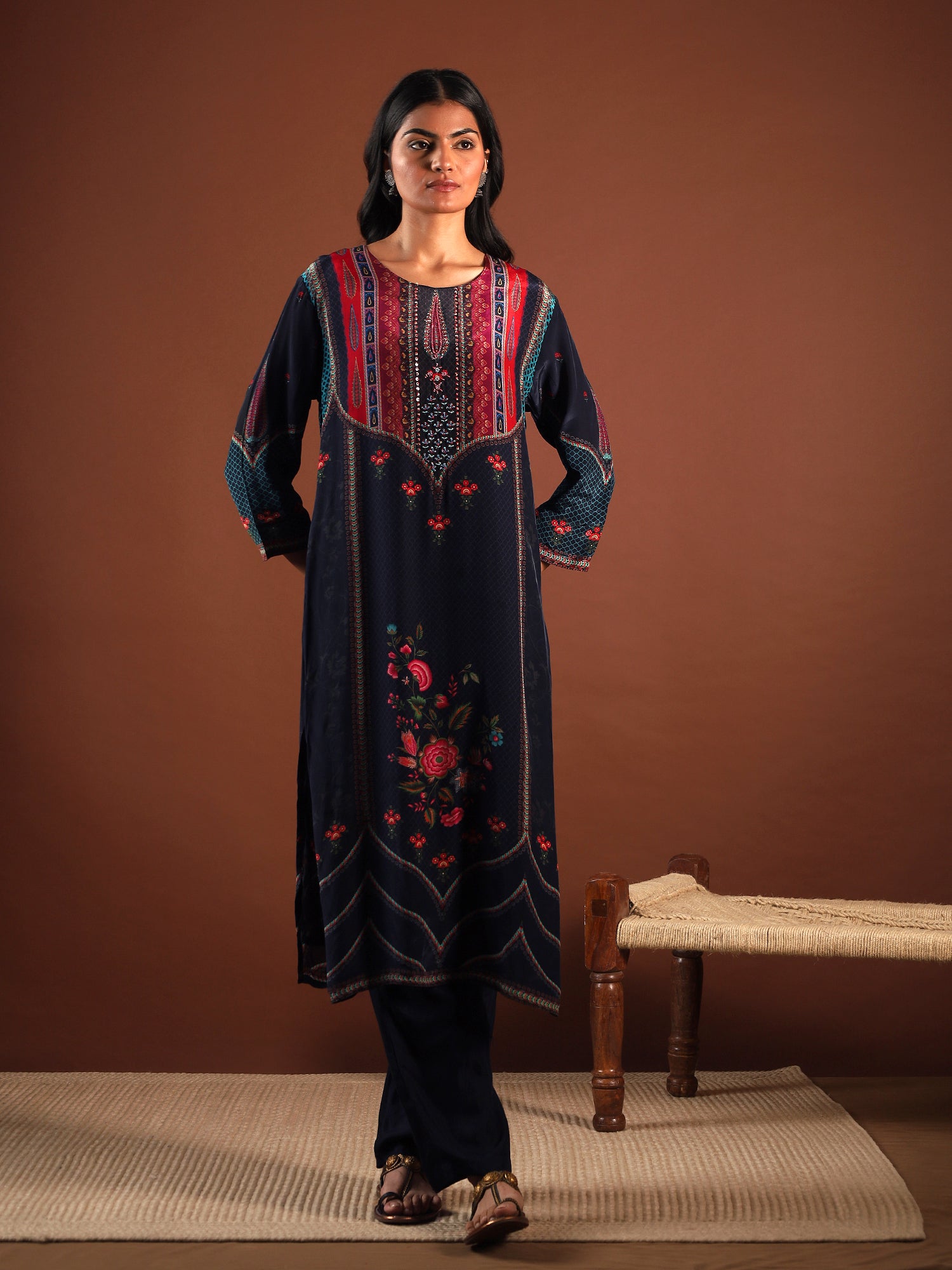 Twilight Bloom Crepe 3-Piece Set {1011/L}