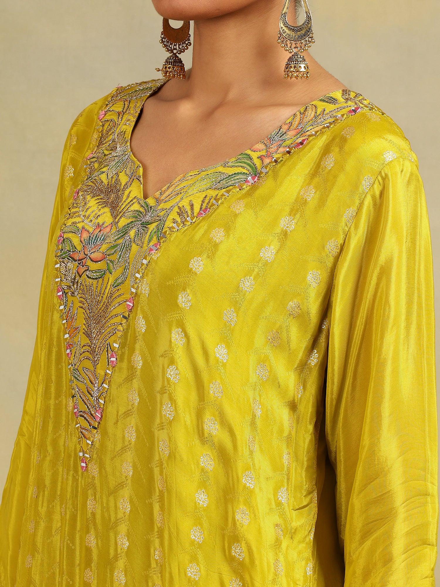 Sun Glow Chinon Silk 3-Piece Set {1034}