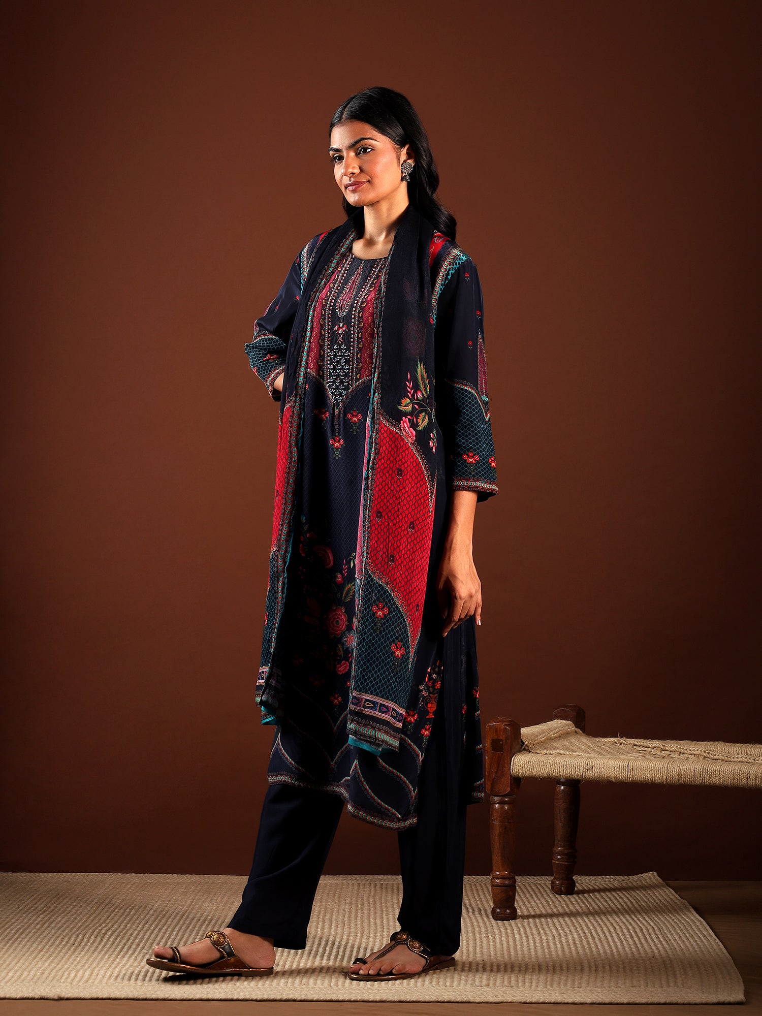 Twilight Bloom Crepe 3-Piece Set {1011/L}