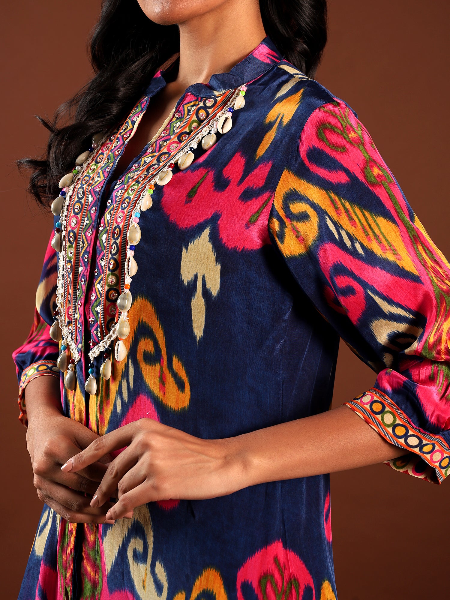 Midnight Ikat Co-ord Set {1008}