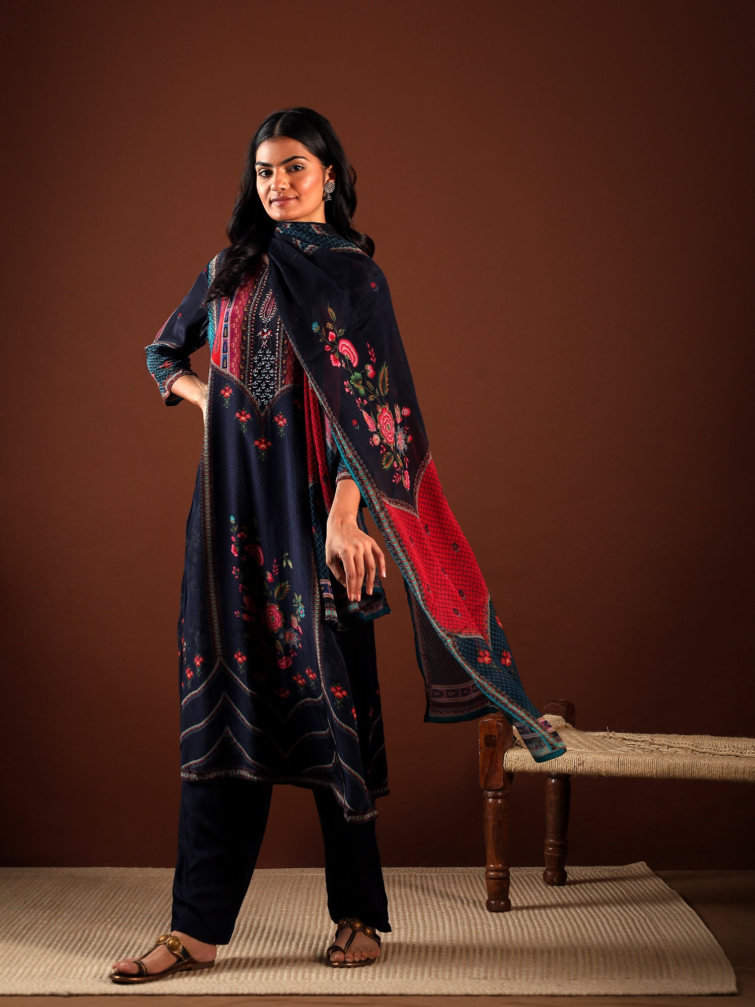 Twilight Bloom Crepe 3-Piece Set {1011/L}