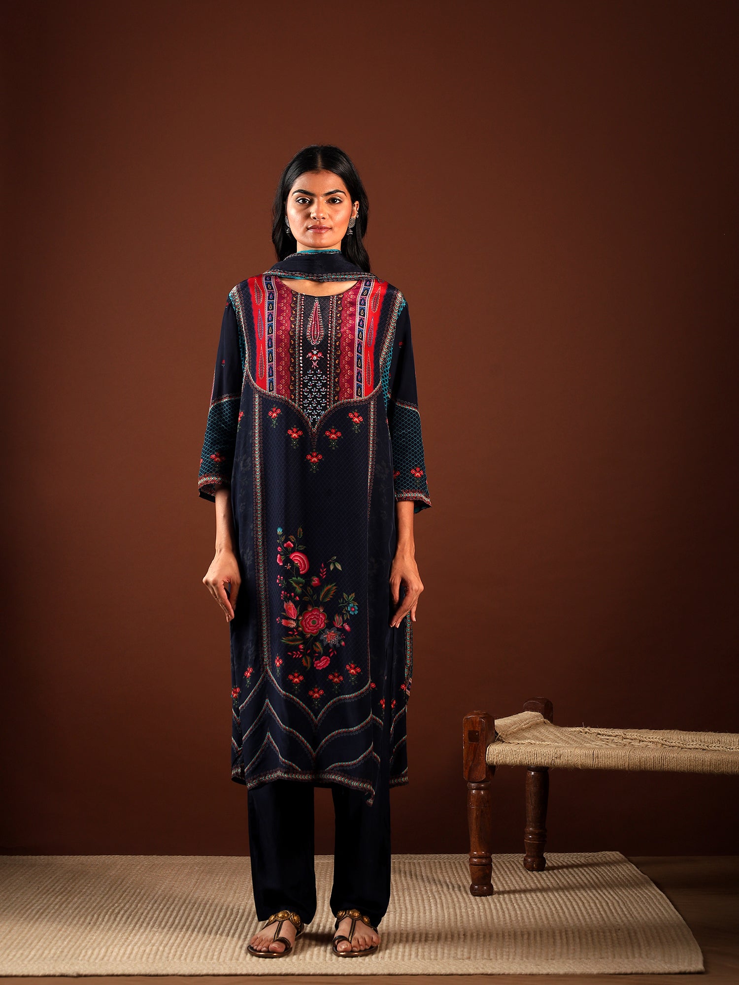 Twilight Bloom Crepe 3-Piece Set {1011/L}