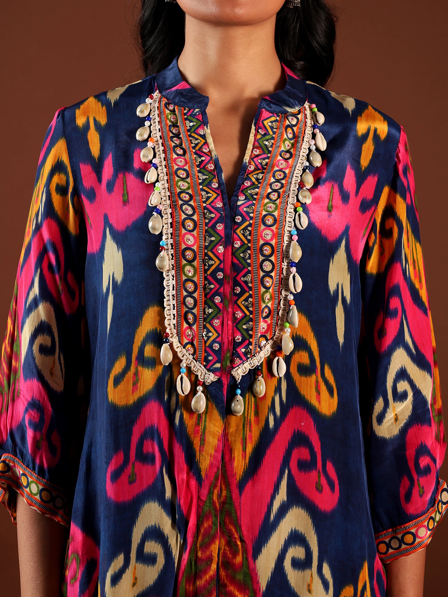 Midnight Ikat Co-ord Set {1008}