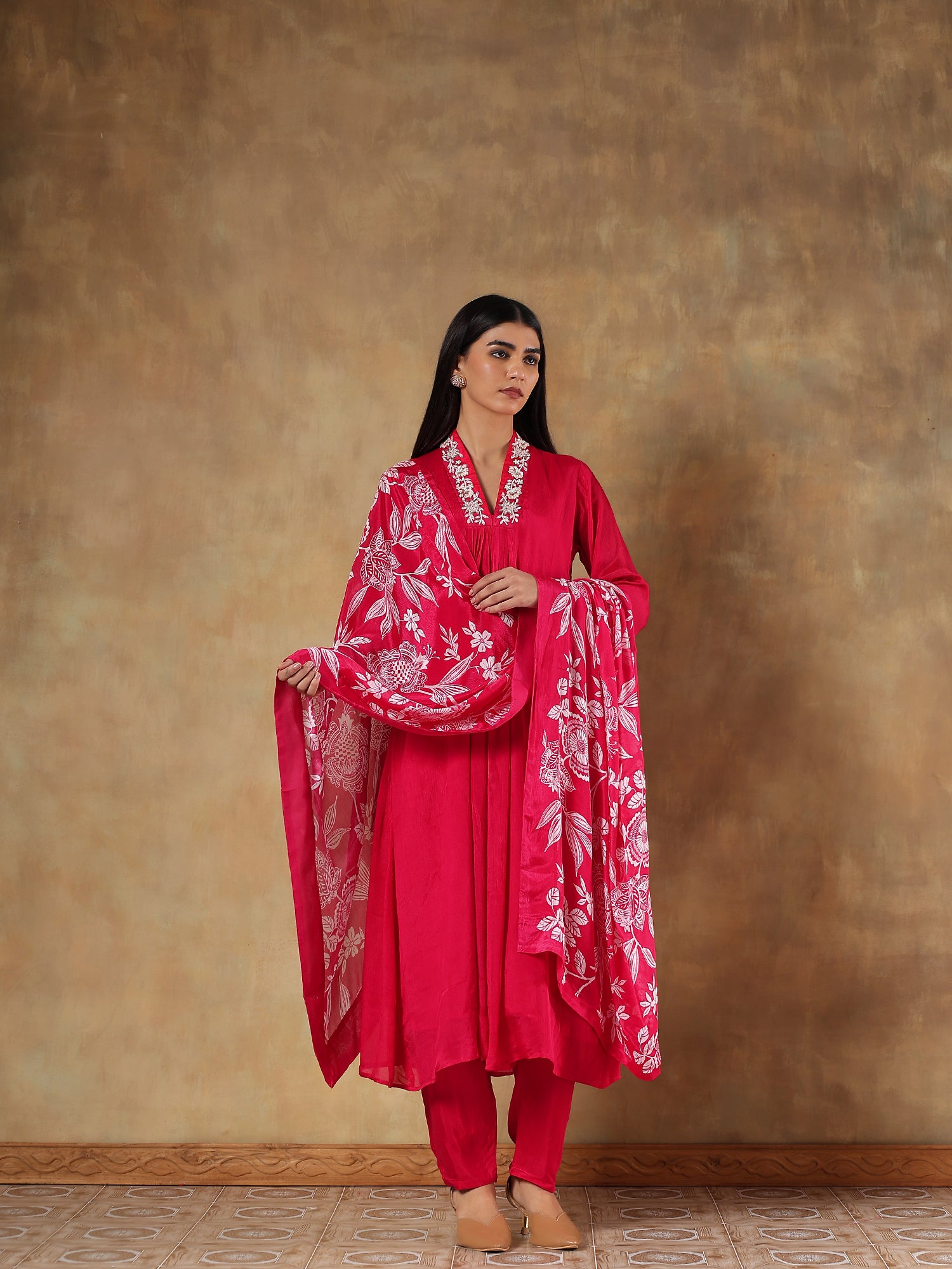 Tavisha Rose Chinon Embroidered 3-Piece Set - {2004/M}
