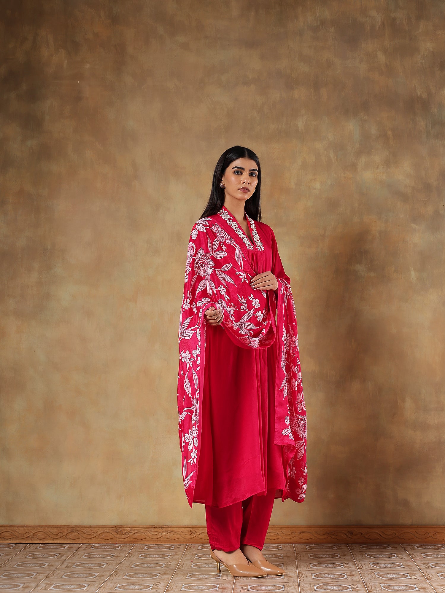 Tavisha Rose Chinon Embroidered 3-Piece Set - {2004/M}