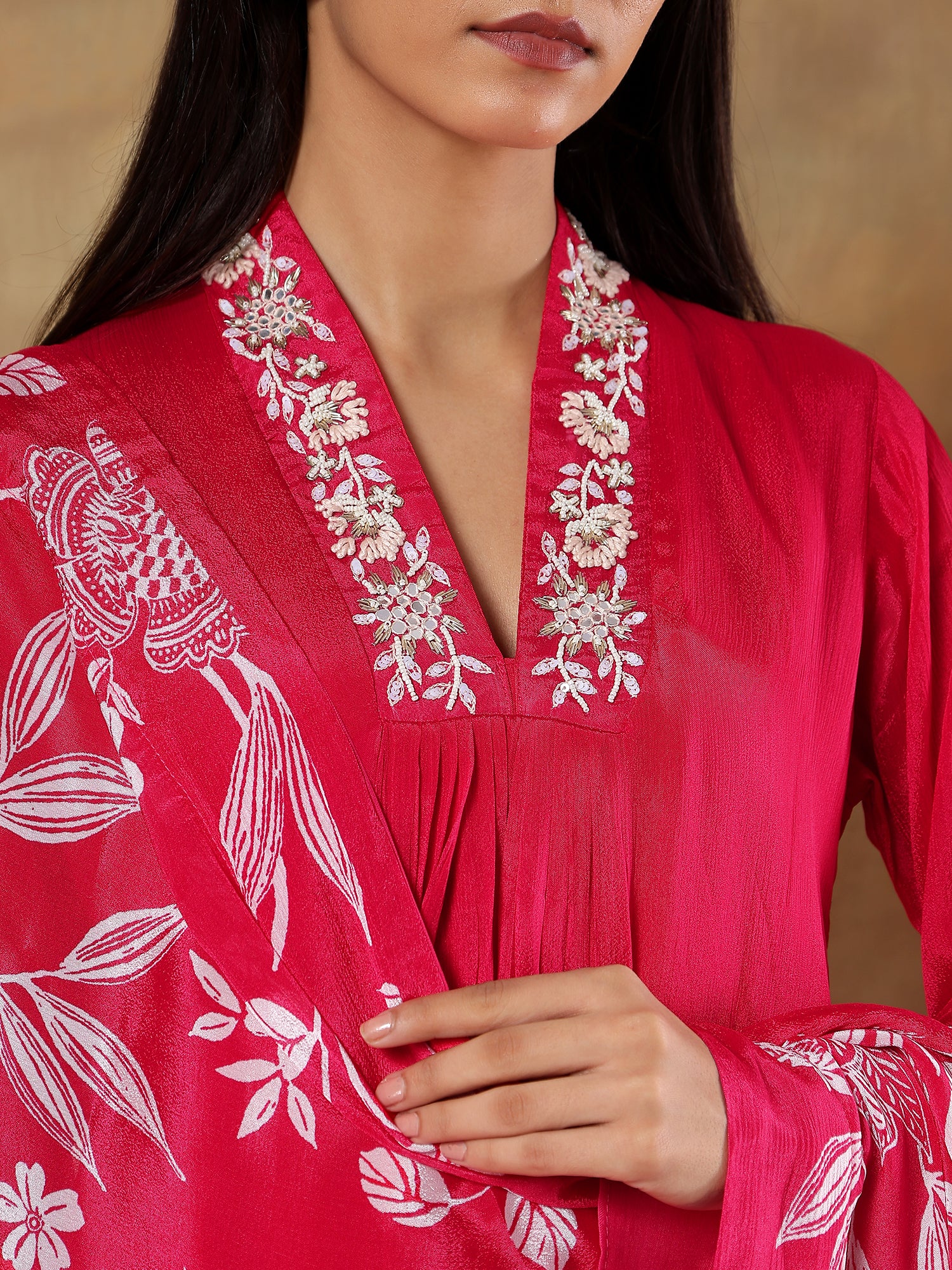 Tavisha Rose Chinon Embroidered 3-Piece Set - {2004/M}