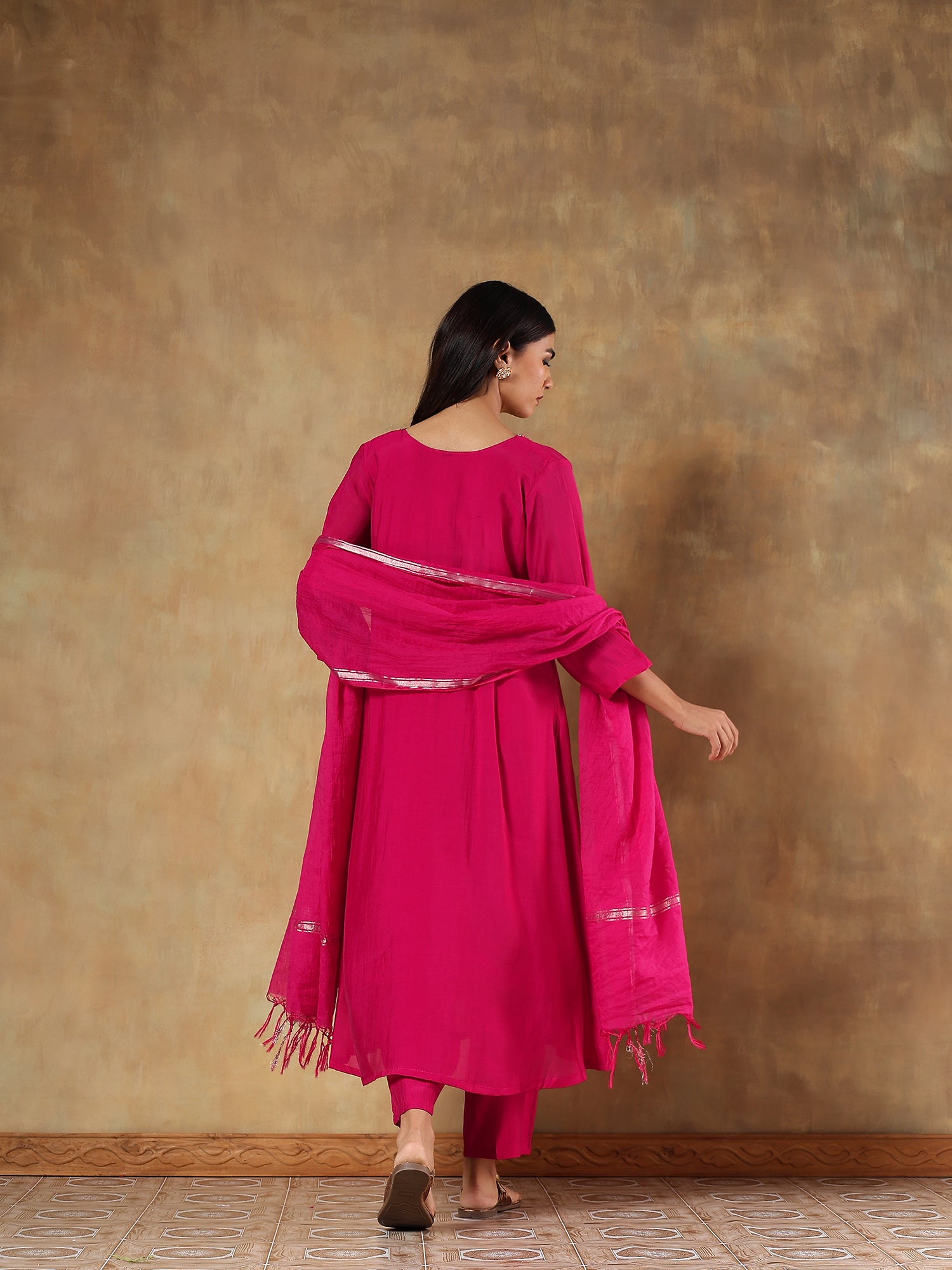 Advika Rani Premium Silk Embroidered 3-Piece Set - {1082}