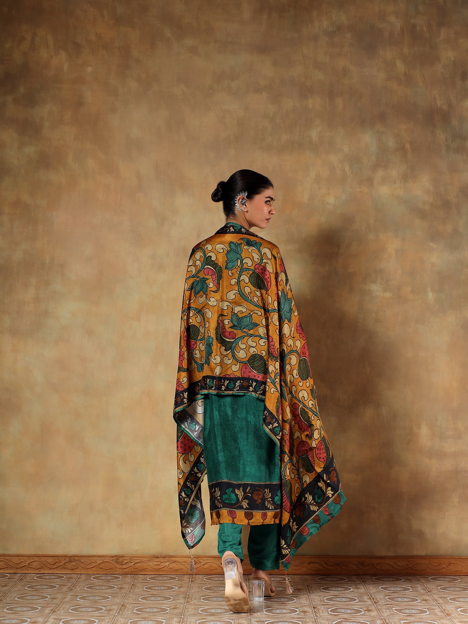 Meher Viscose Silk Printed 3-Piece Set - {1074/M}