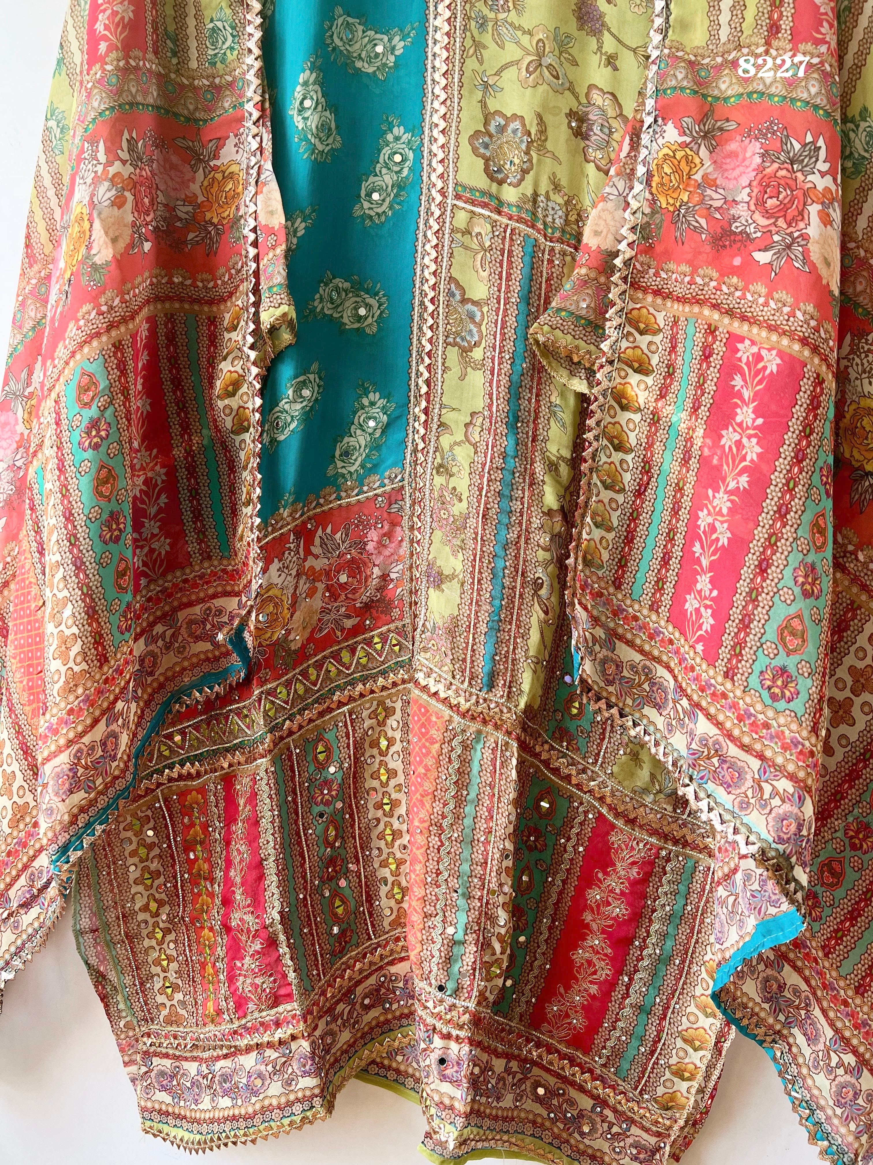 Pure organza suit set {8227}