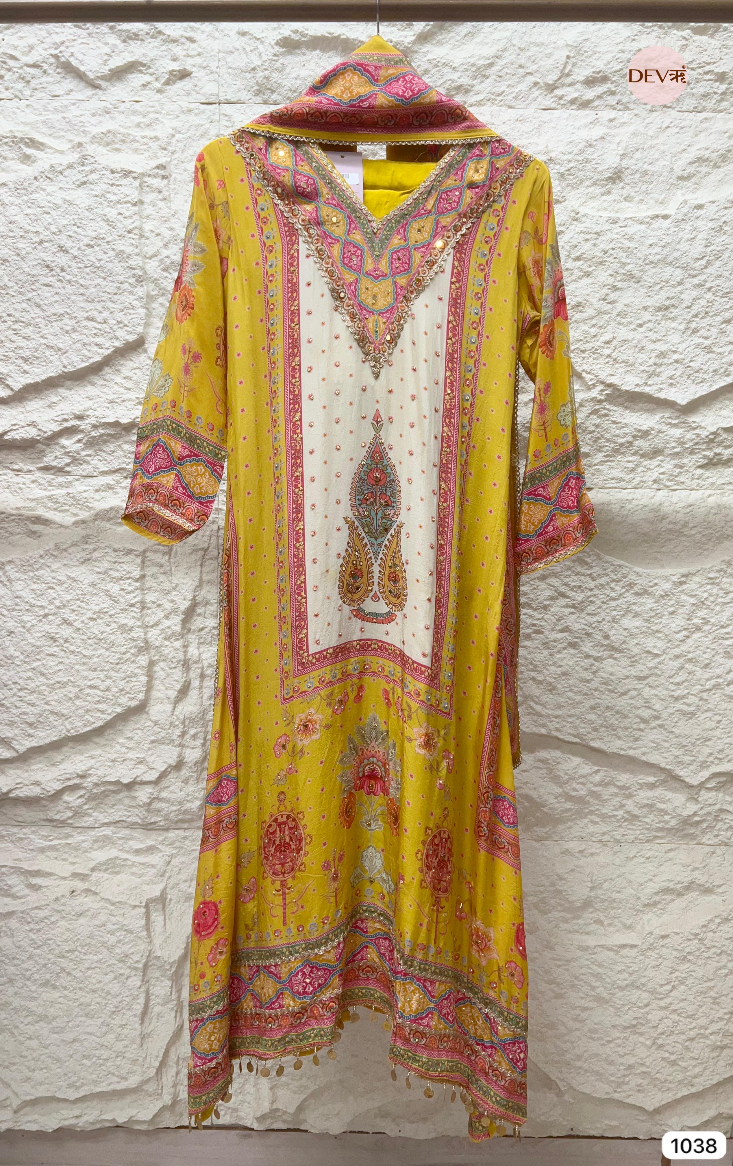 Marigold Charm Crepe 3-Piece Set {1038}