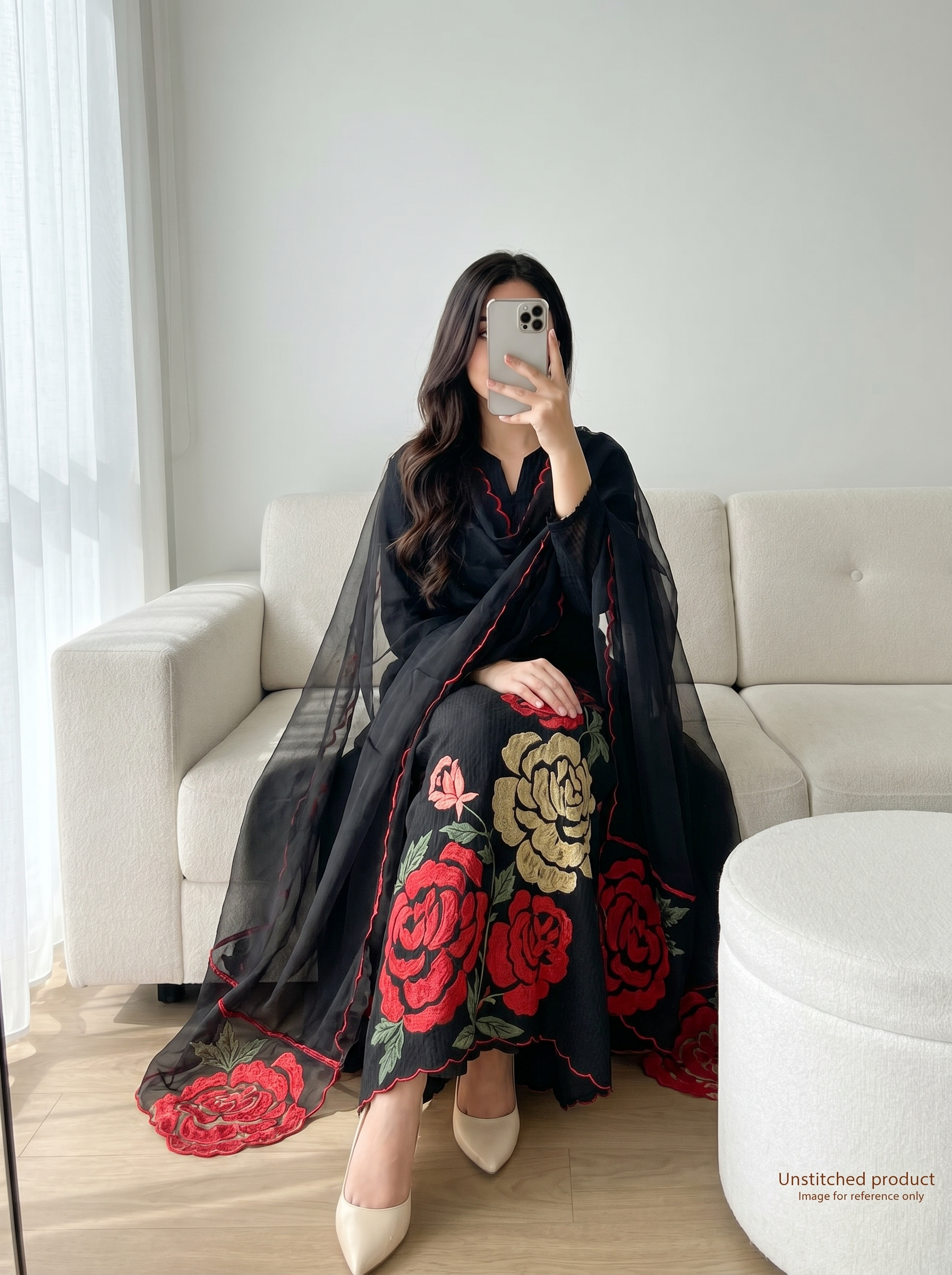 Roman Silk Suit Set - {7772}