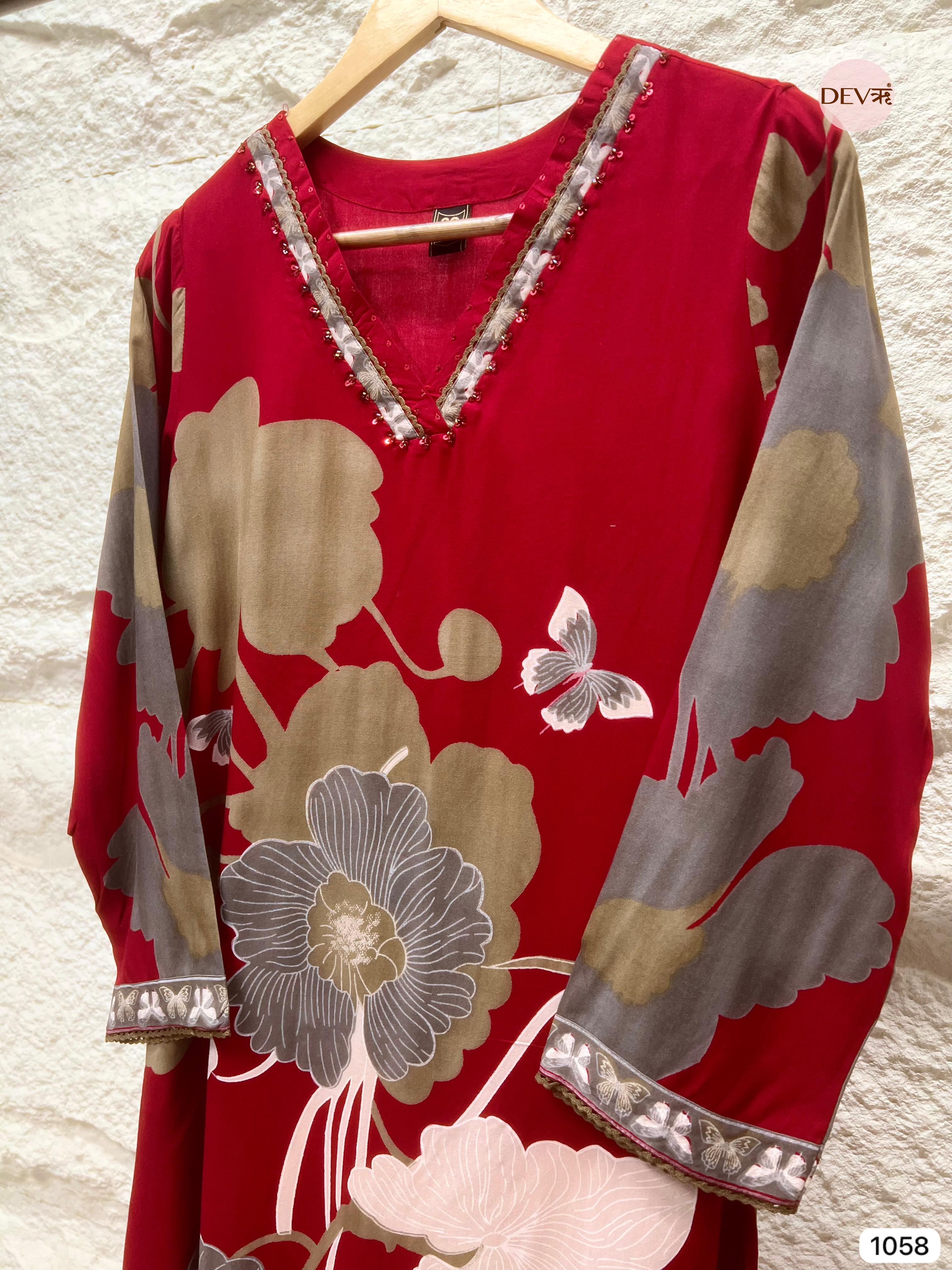 Crimson Charm german Reyon 2-Piece Set {1058}