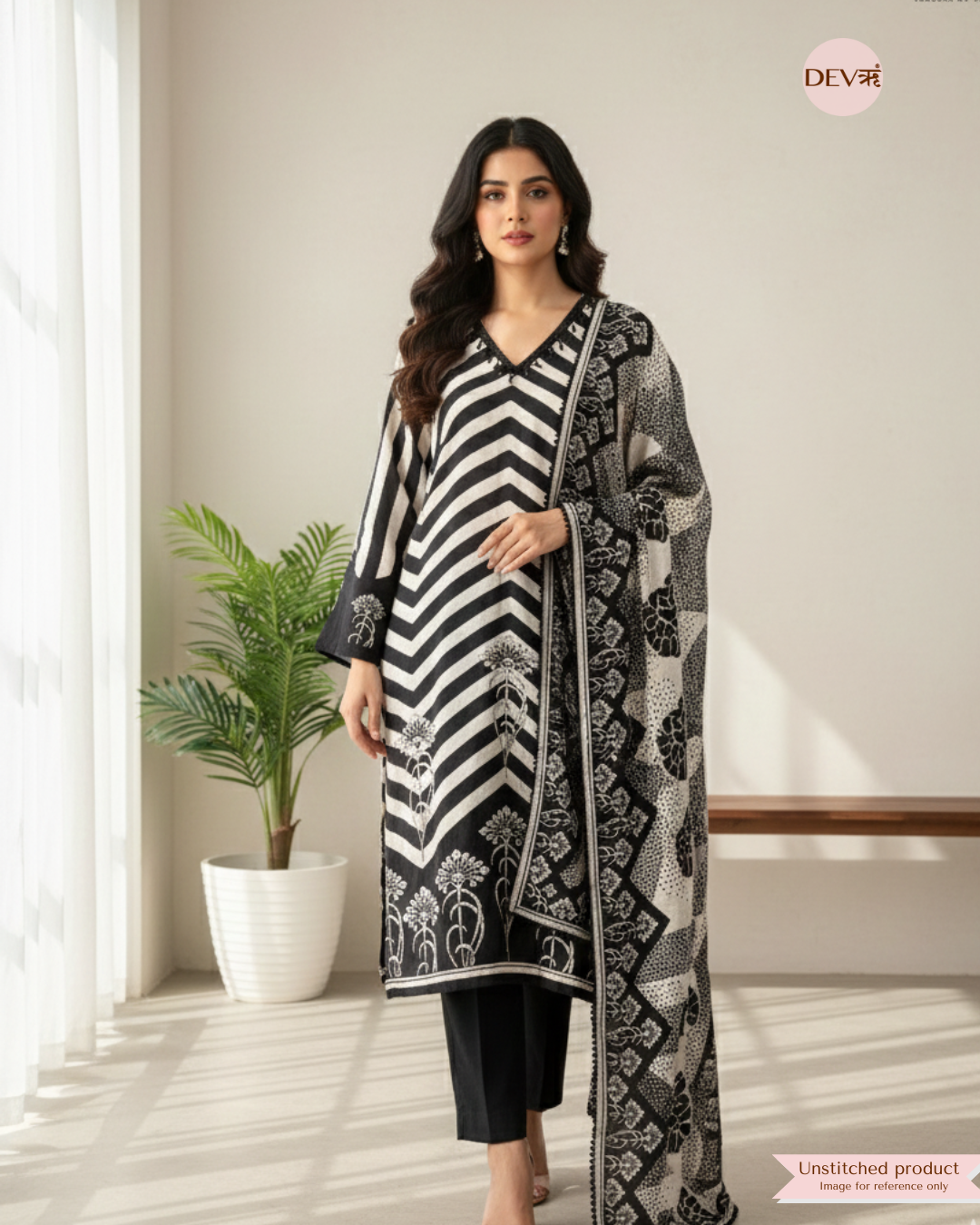 Pure muslin semistitched {10506}