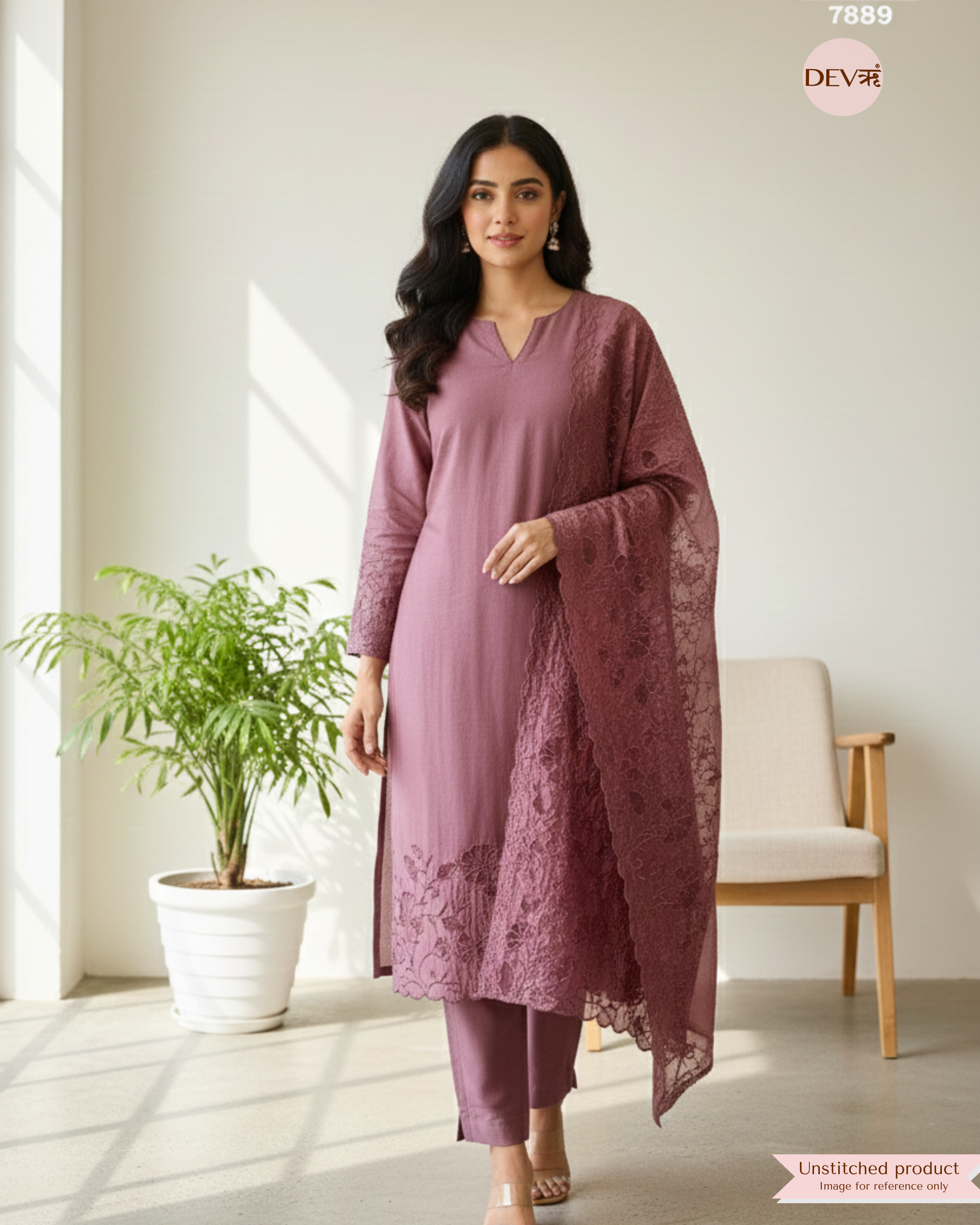 modal silk suit set {7889}