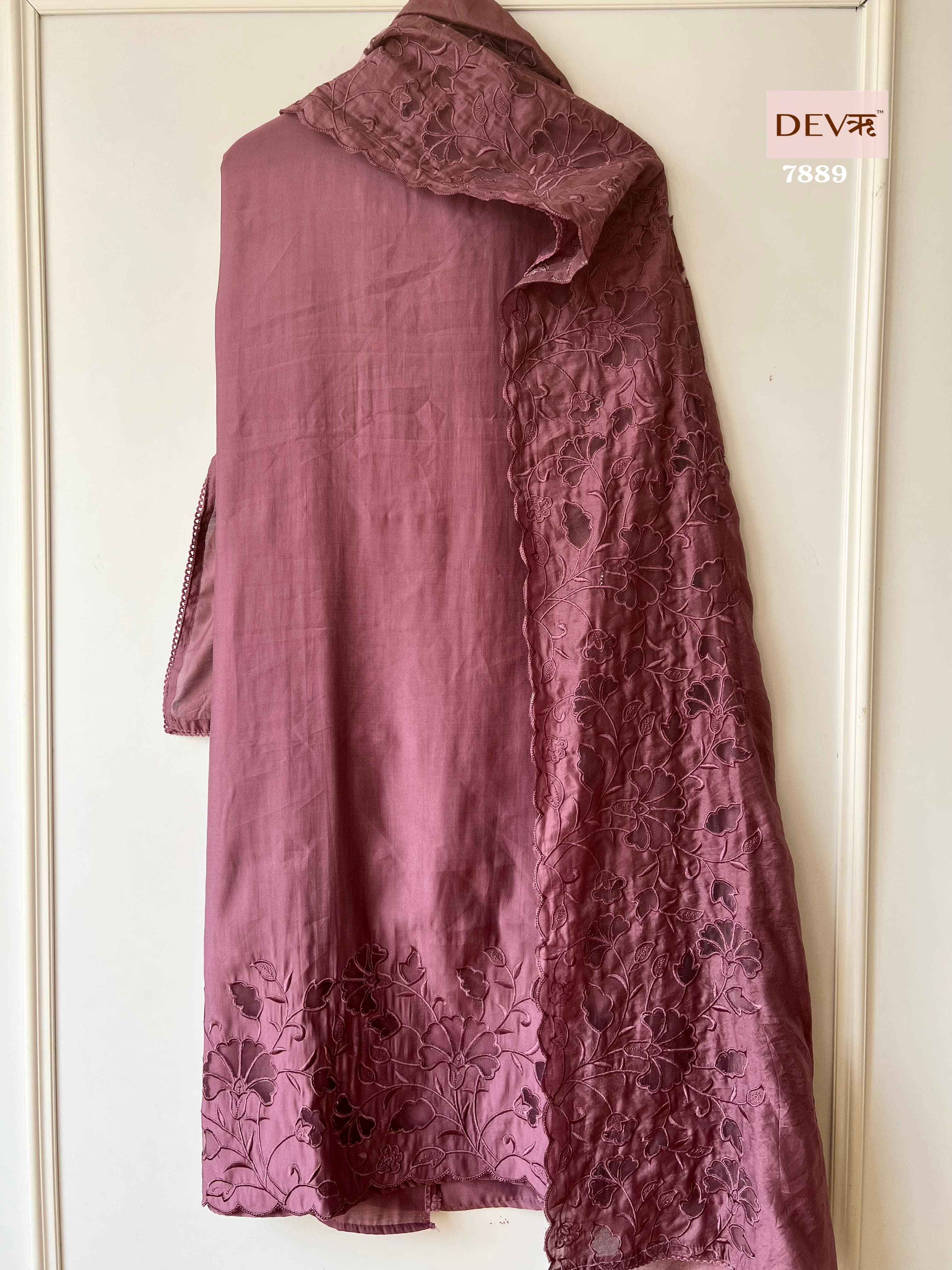modal silk suit set {7889}