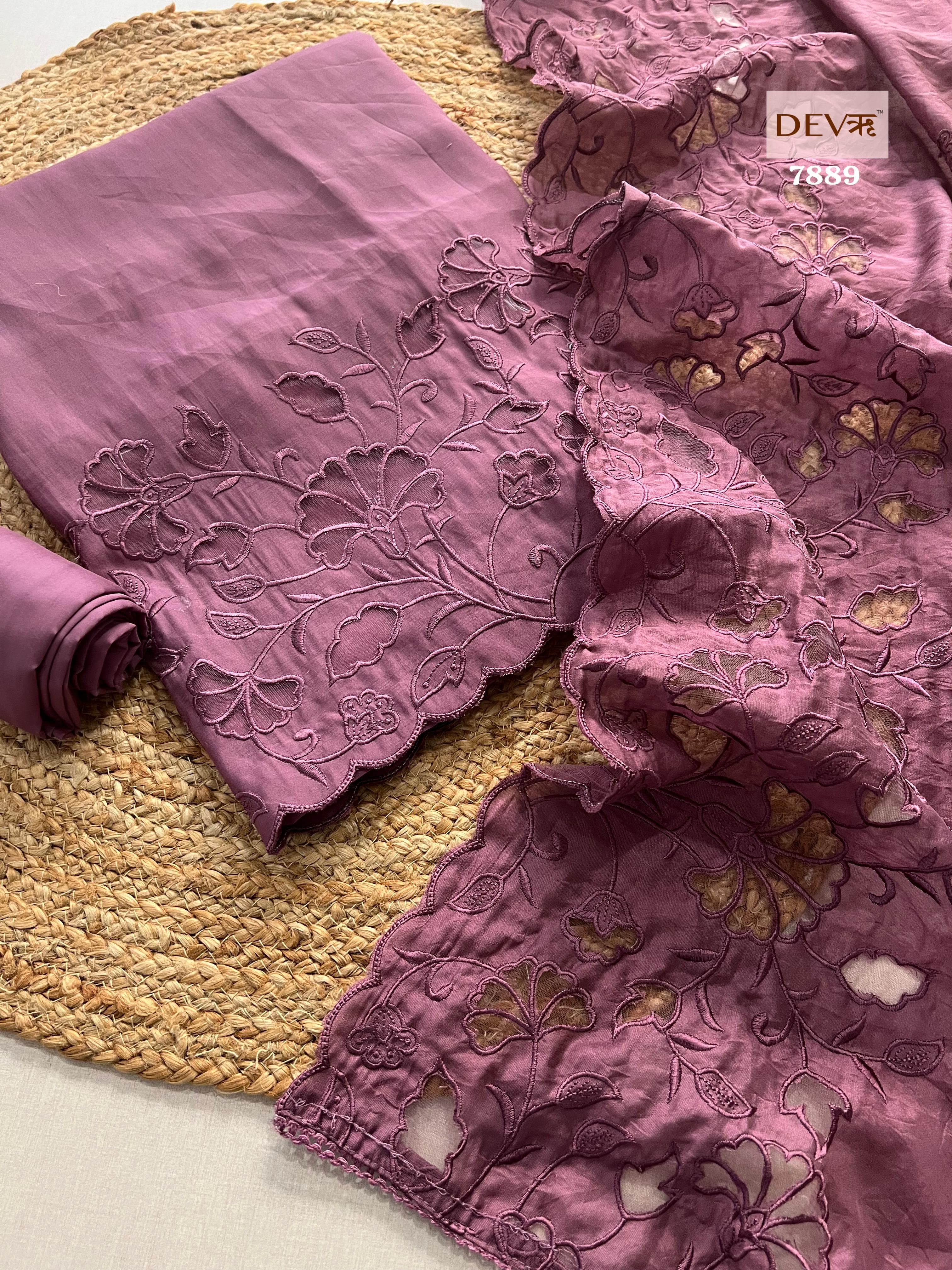 modal silk suit set {7889}
