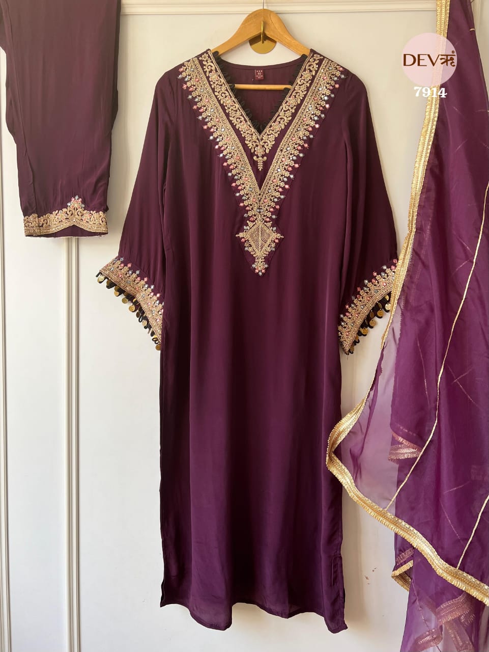 Pure natural crepe {7914}