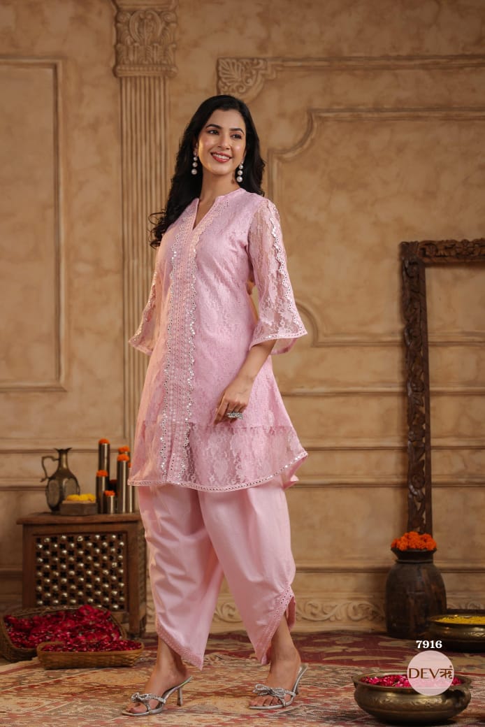 Fancy lace co ord set {7916}