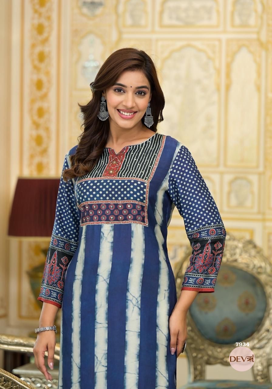 Pure muslin printed co-ord set {7934/M}