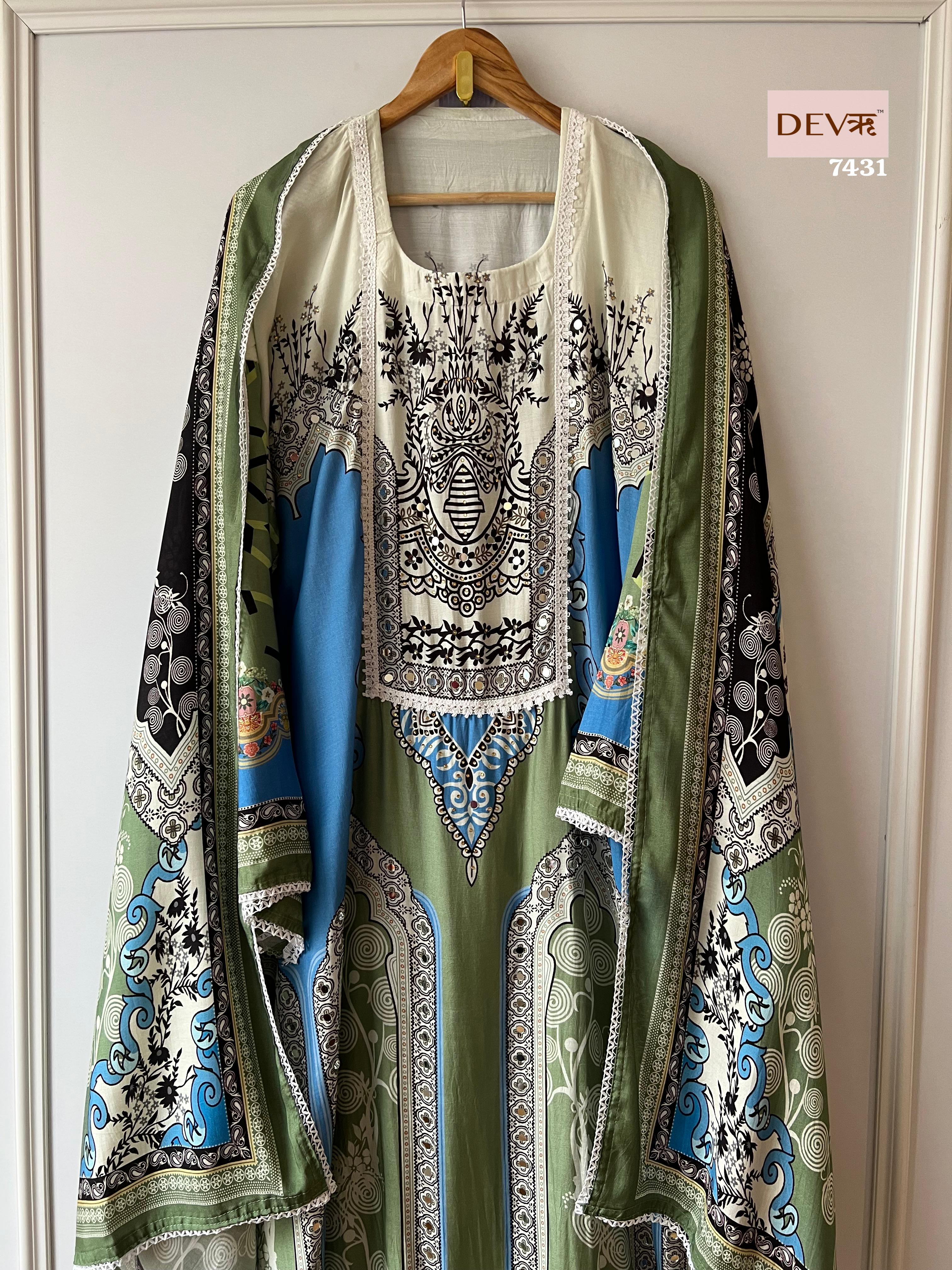 Pure muslin suit set