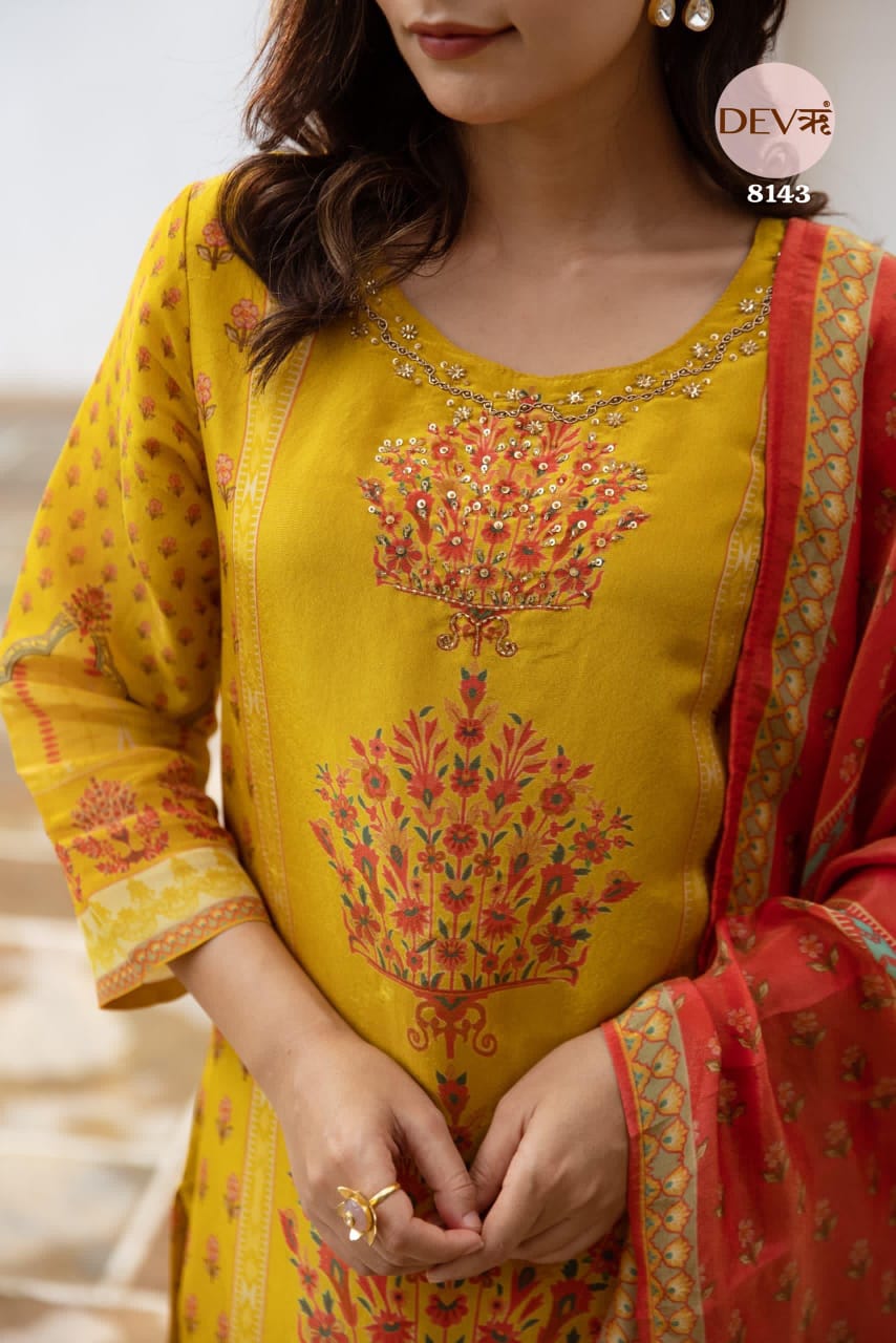 Tissue silk suit set