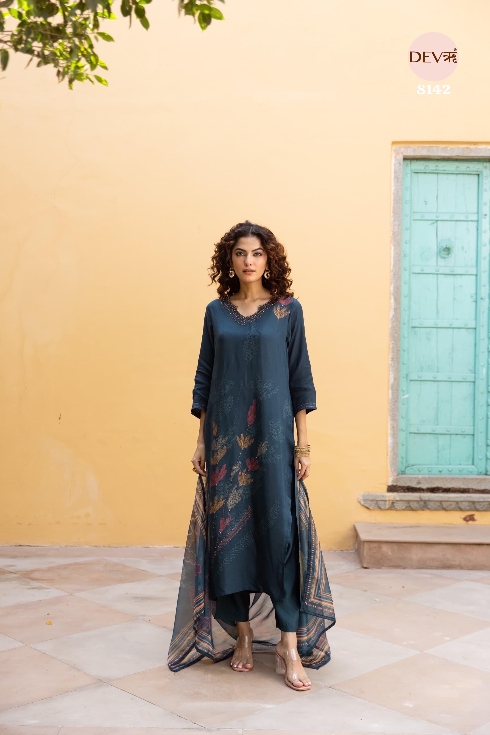 muslin digital printed suit set