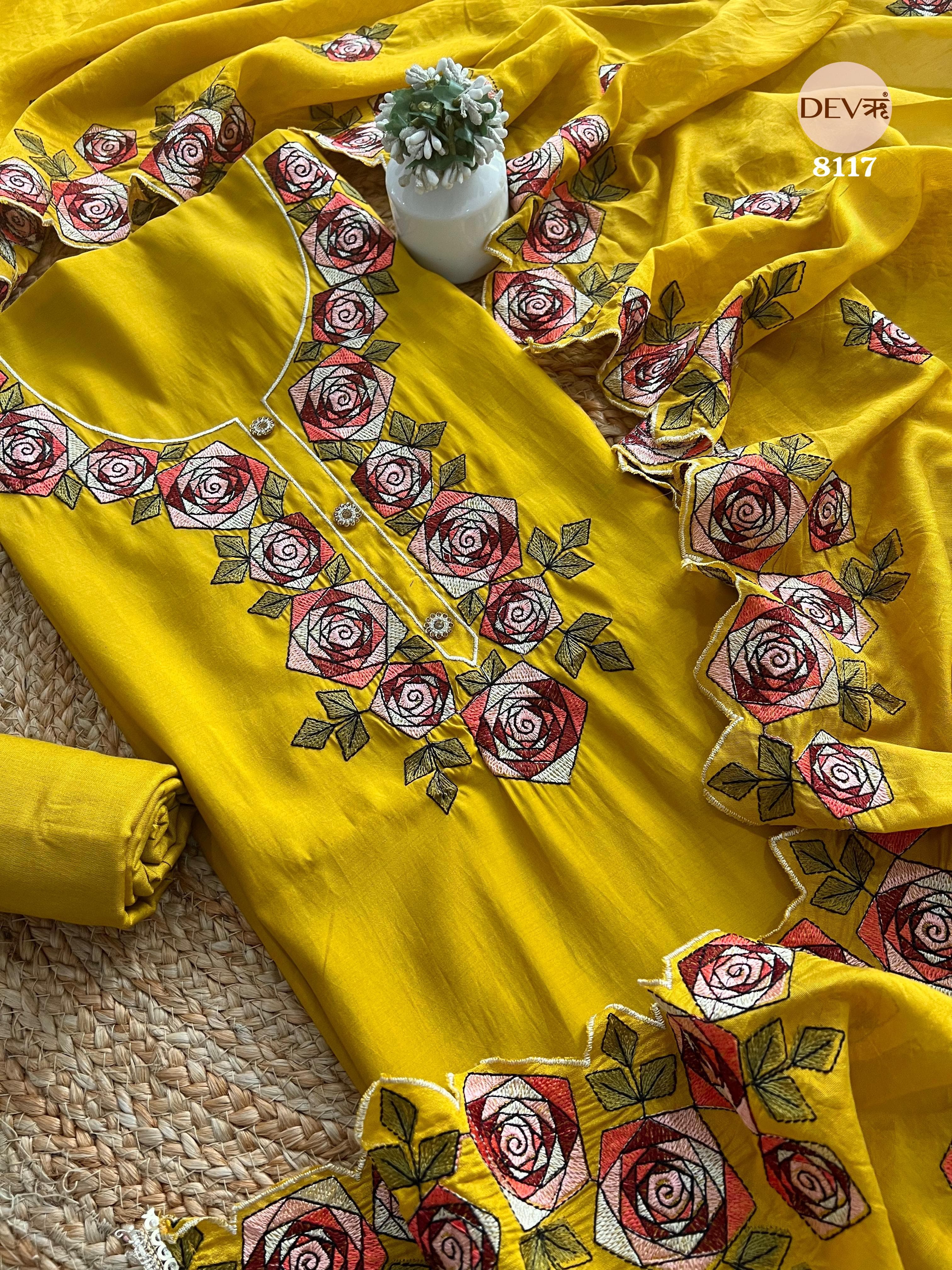 Roman silk suit set