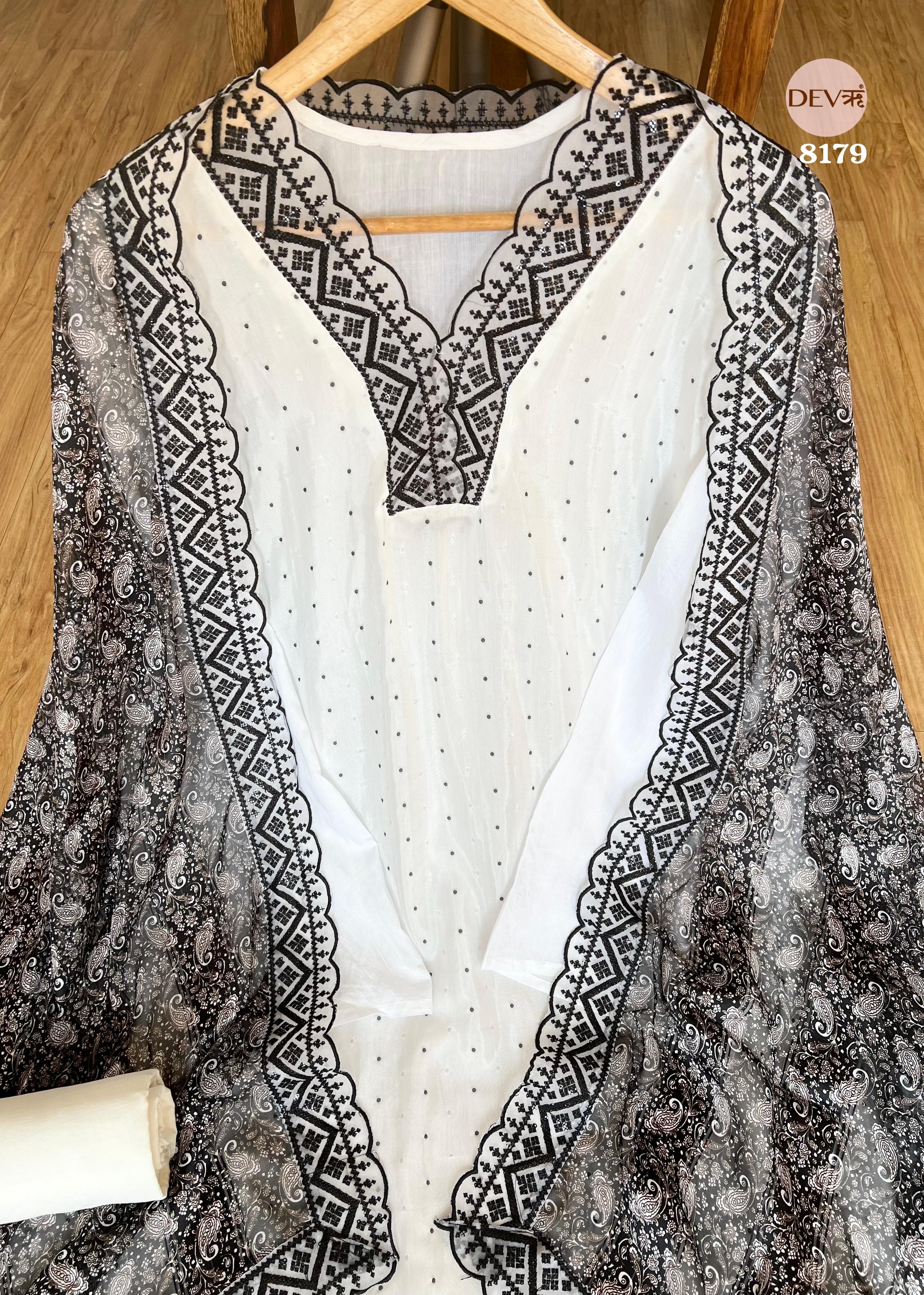 muslin fabric suit set