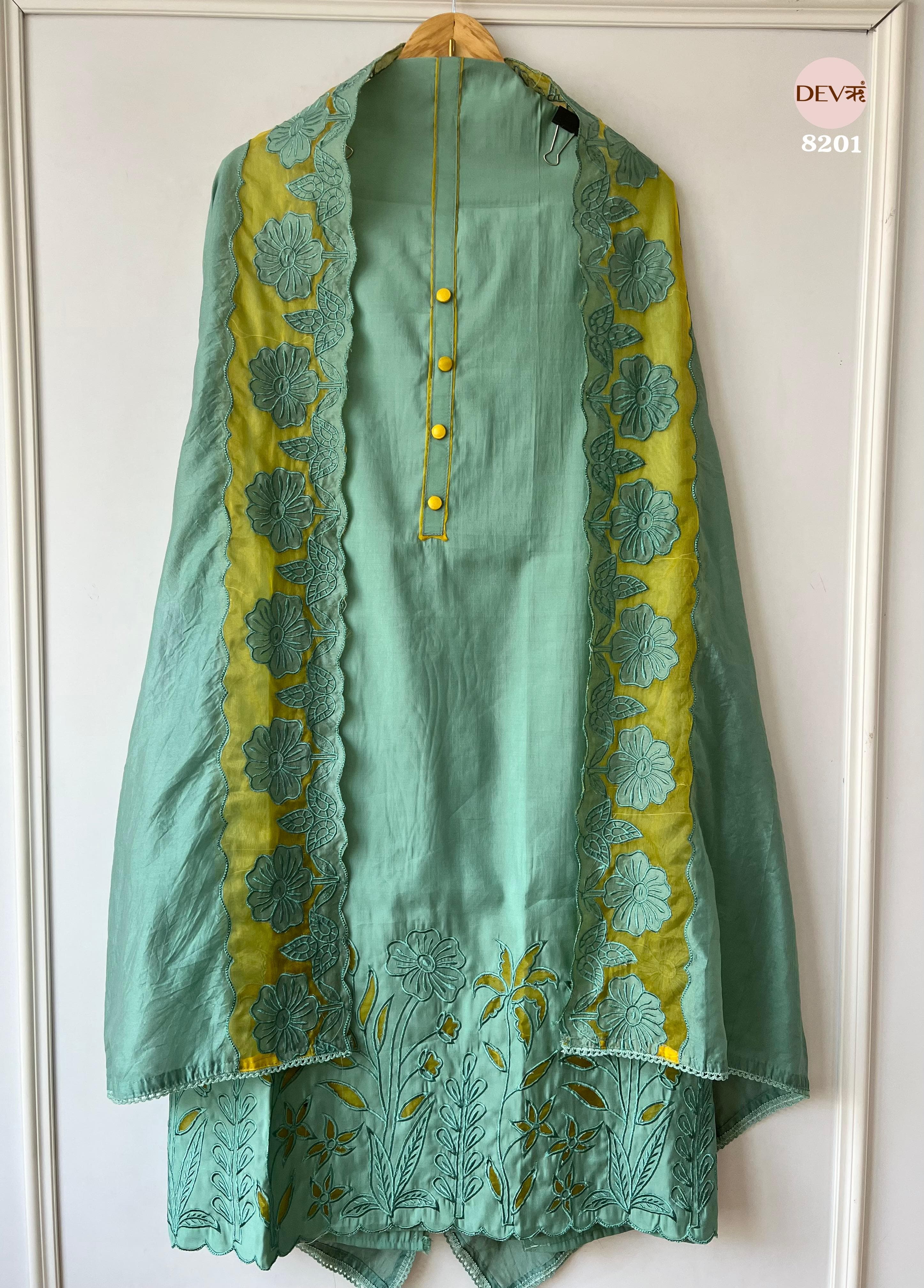 Pure modal silk suit set {8201}
