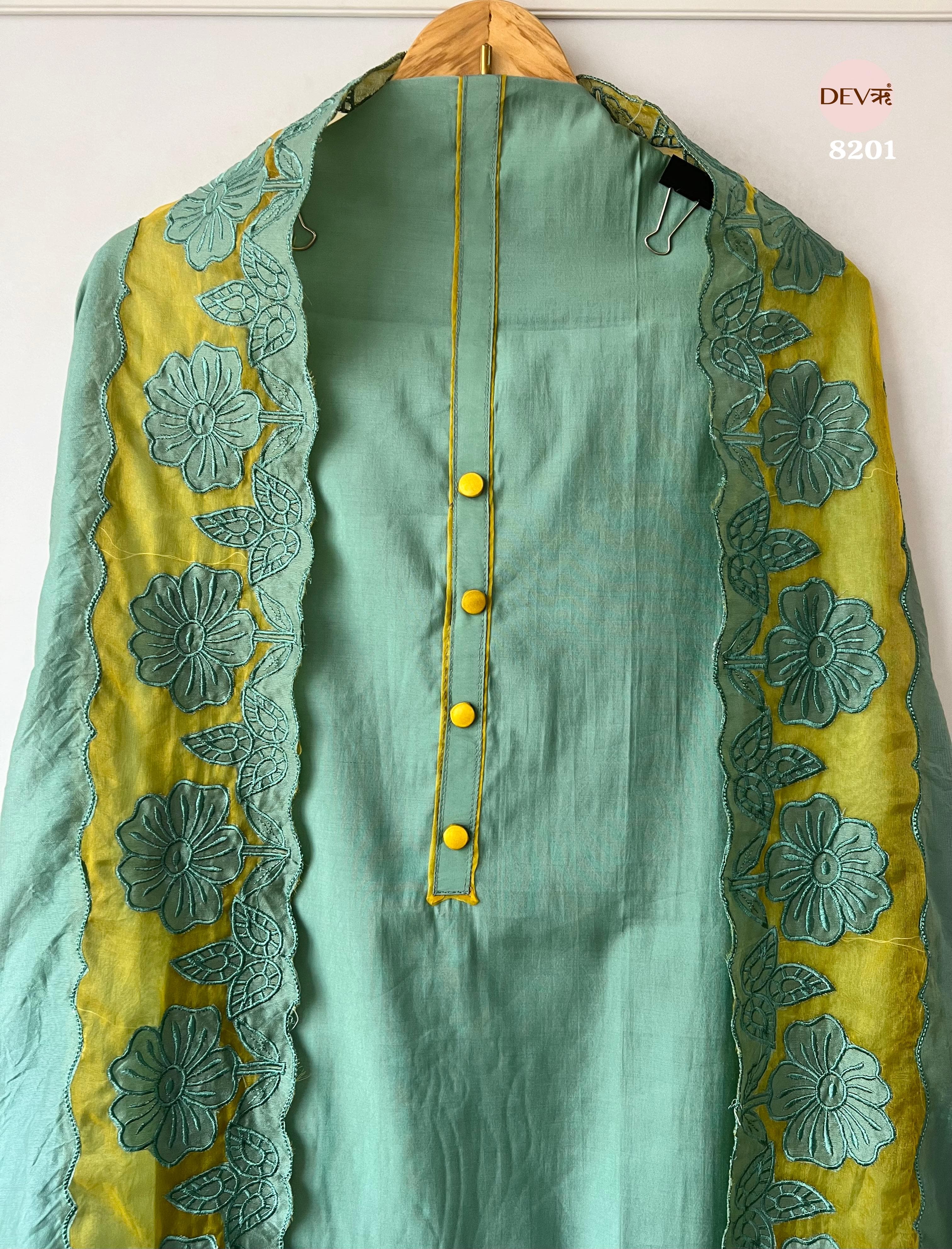 Pure modal silk suit set {8201}