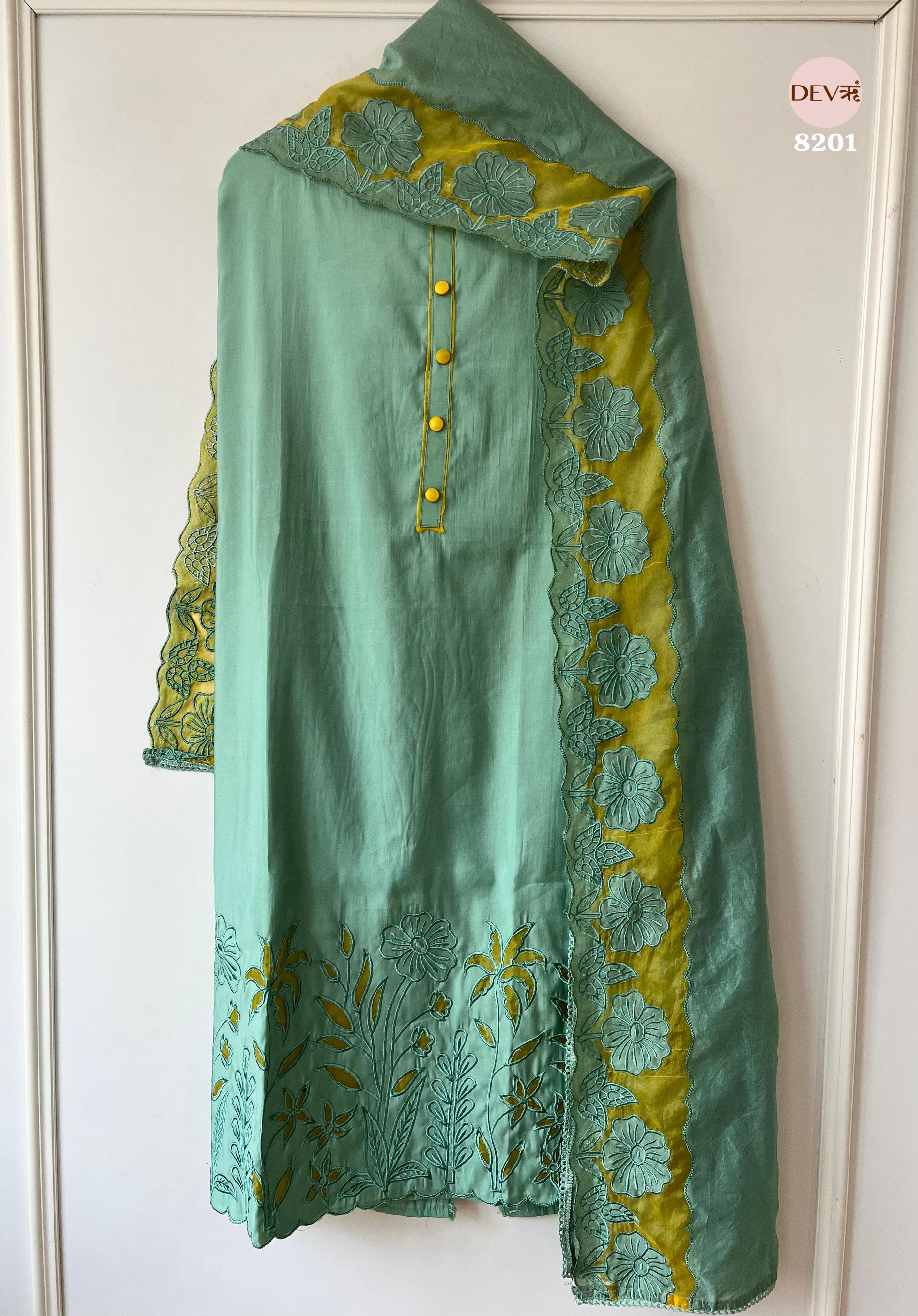 Pure modal silk suit set {8201}