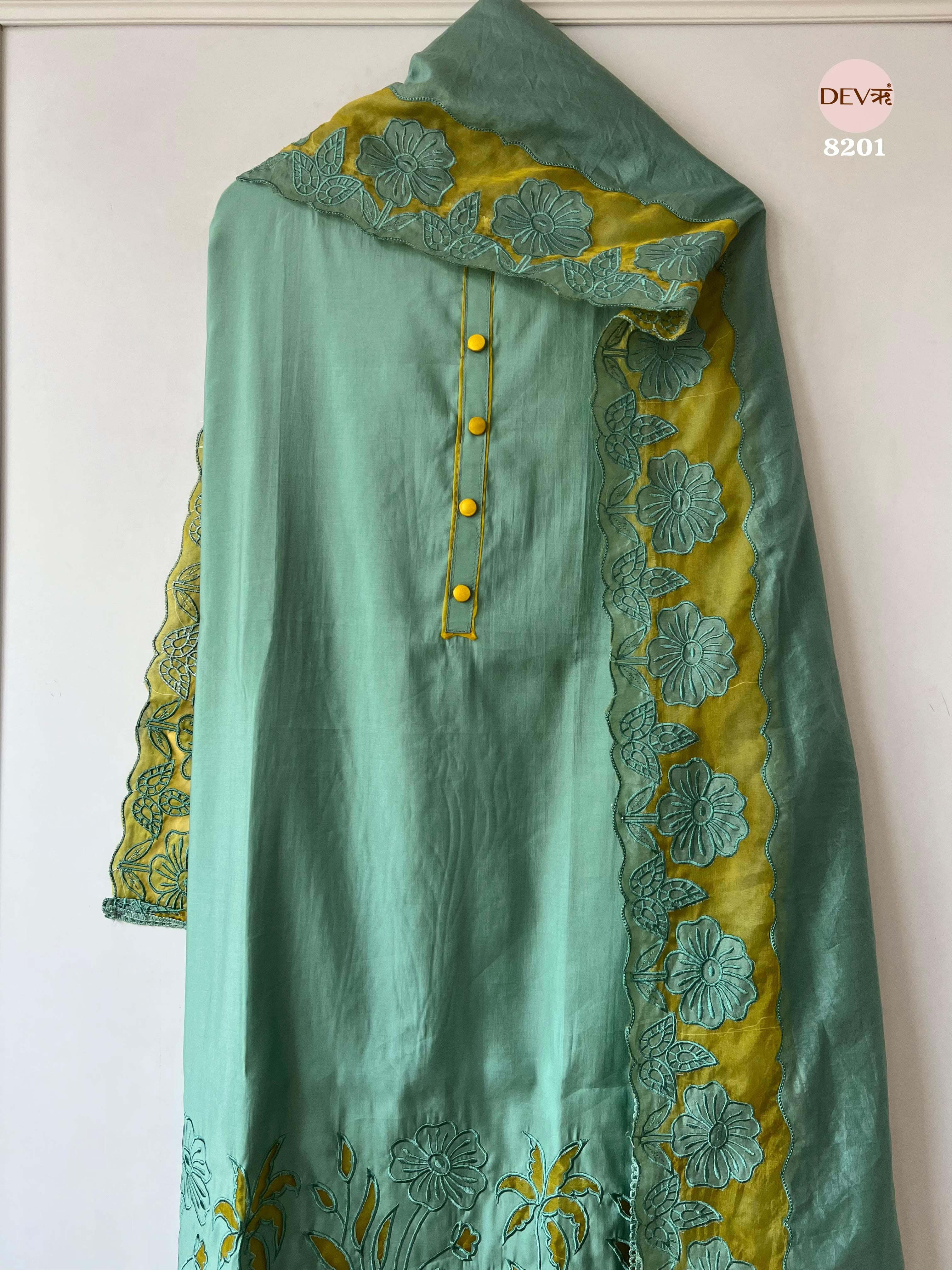 Pure modal silk suit set {8201}