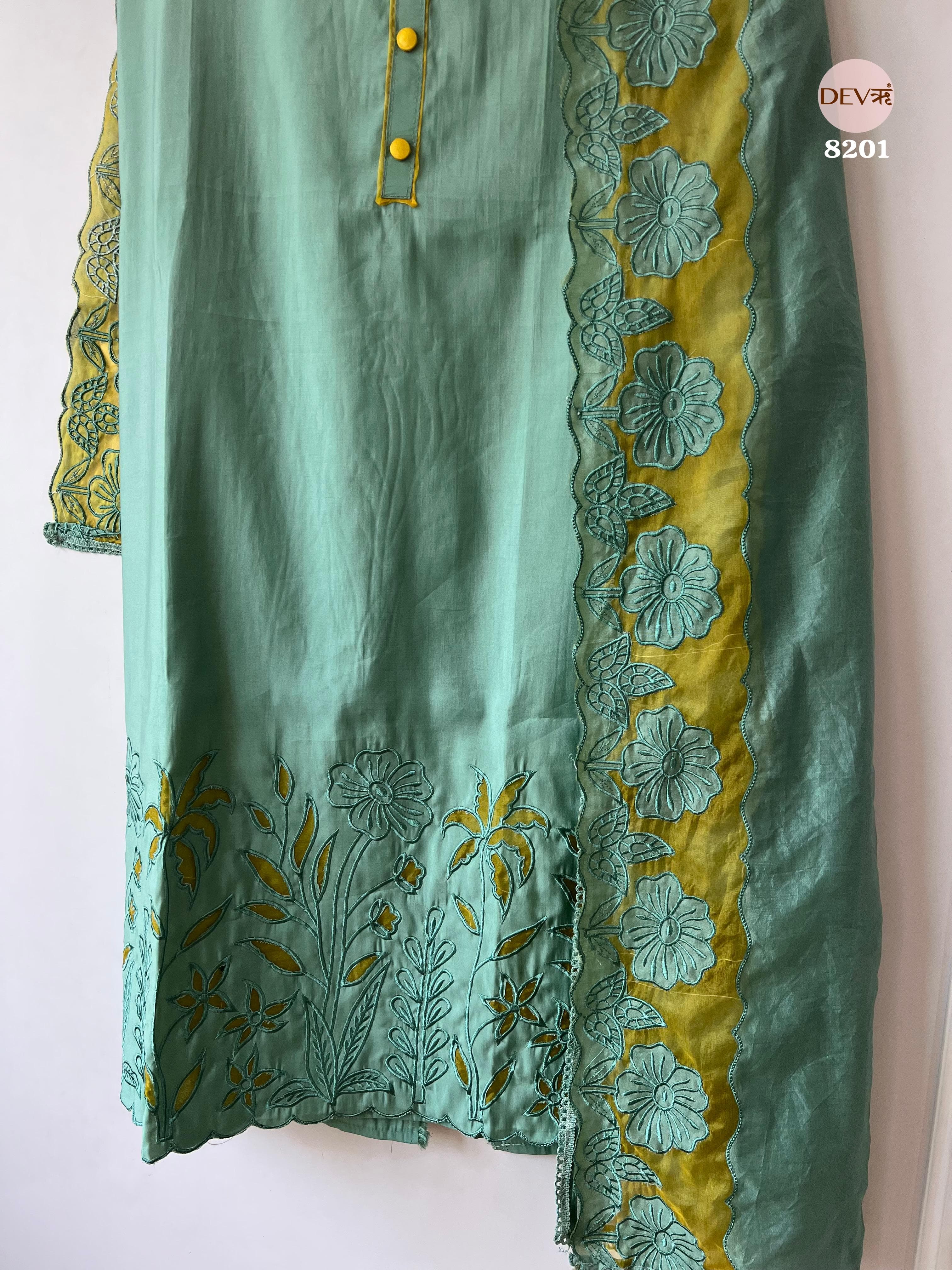 Pure modal silk suit set {8201}
