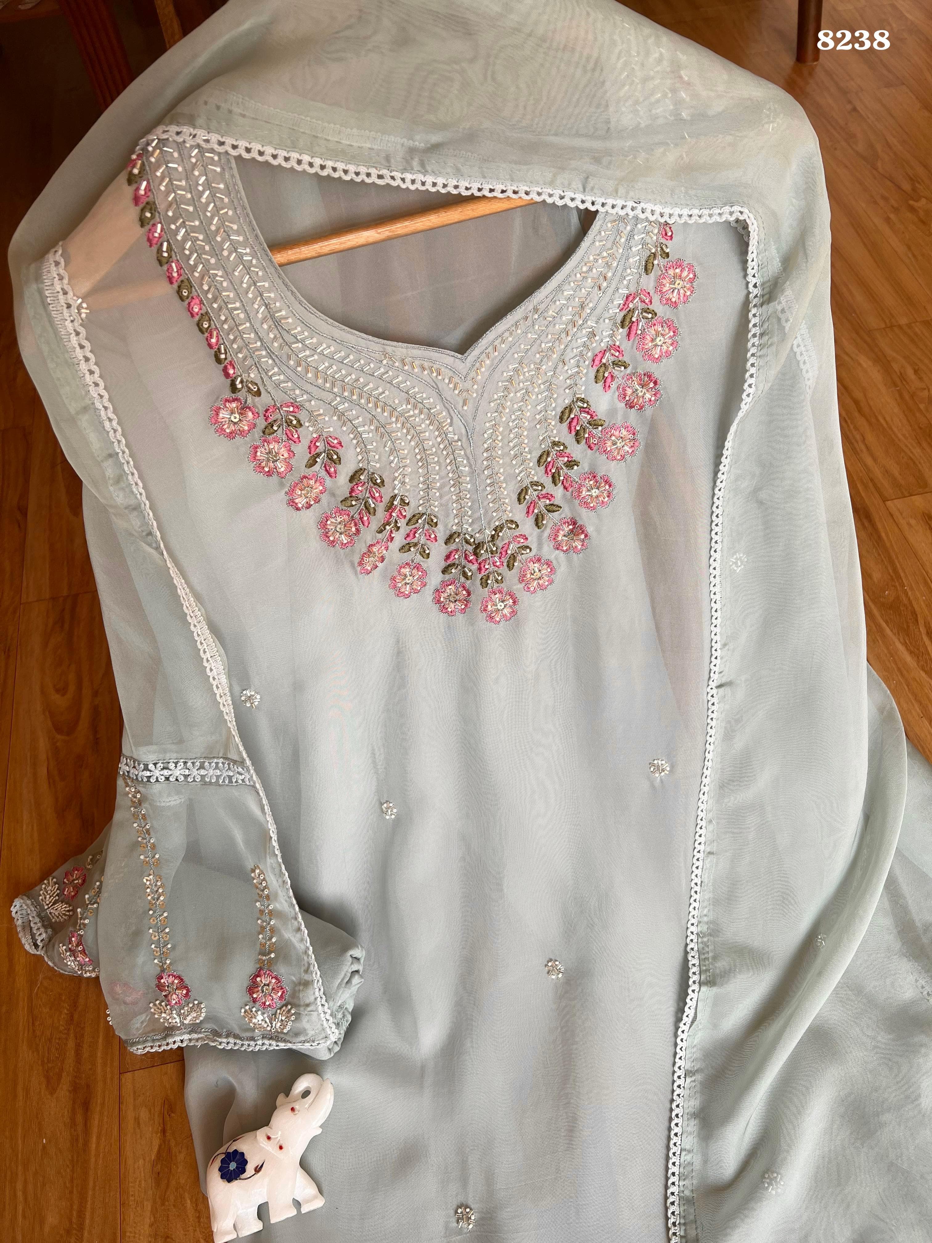 Pure organza suit set