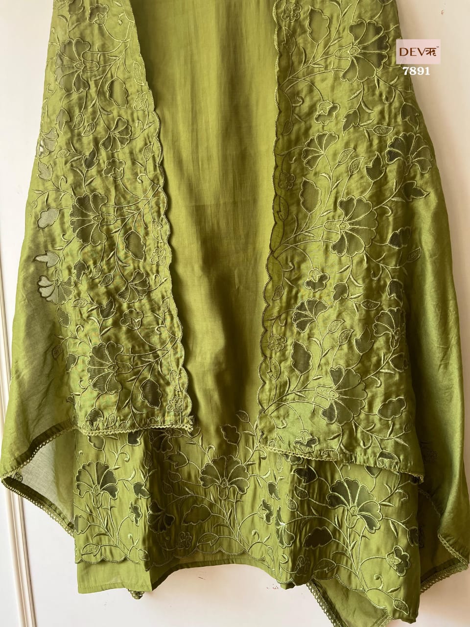 Pure modal silk suit set - {7891}