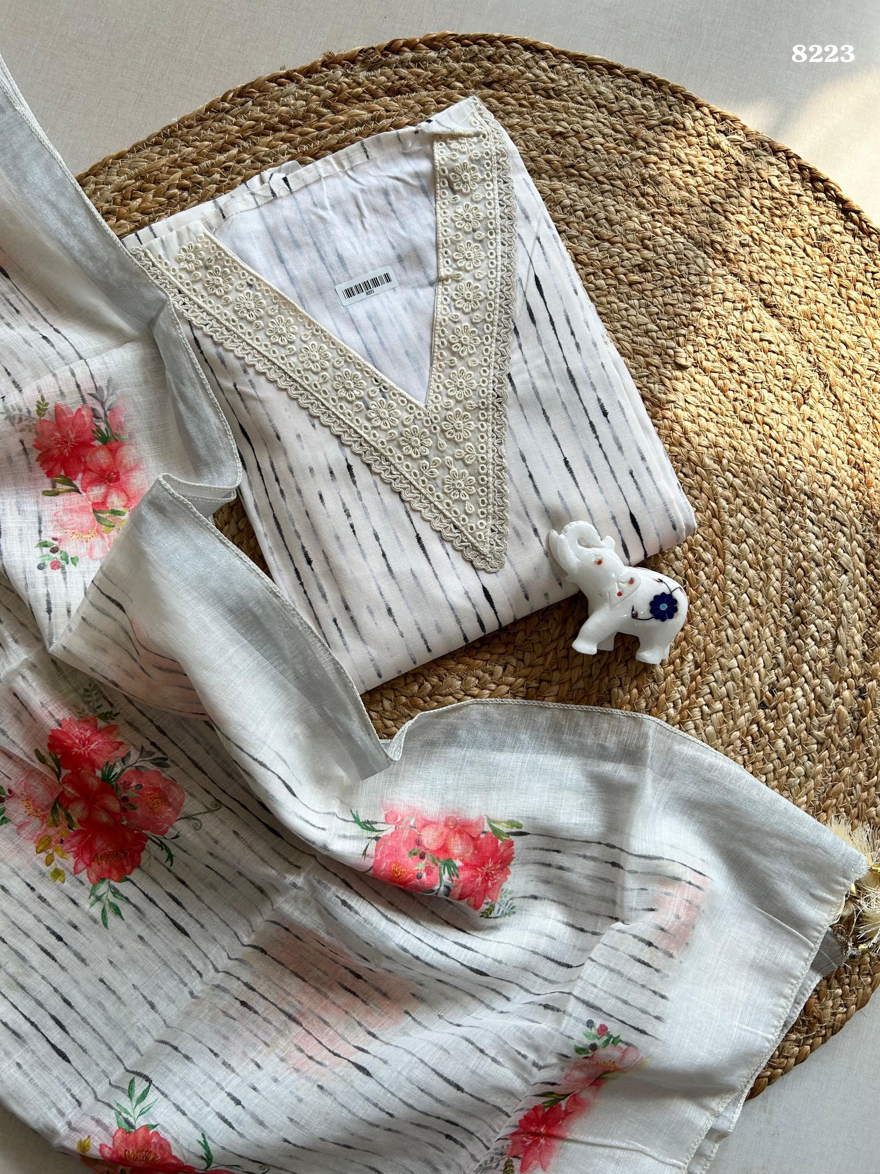 Pure cotton linen {8223}