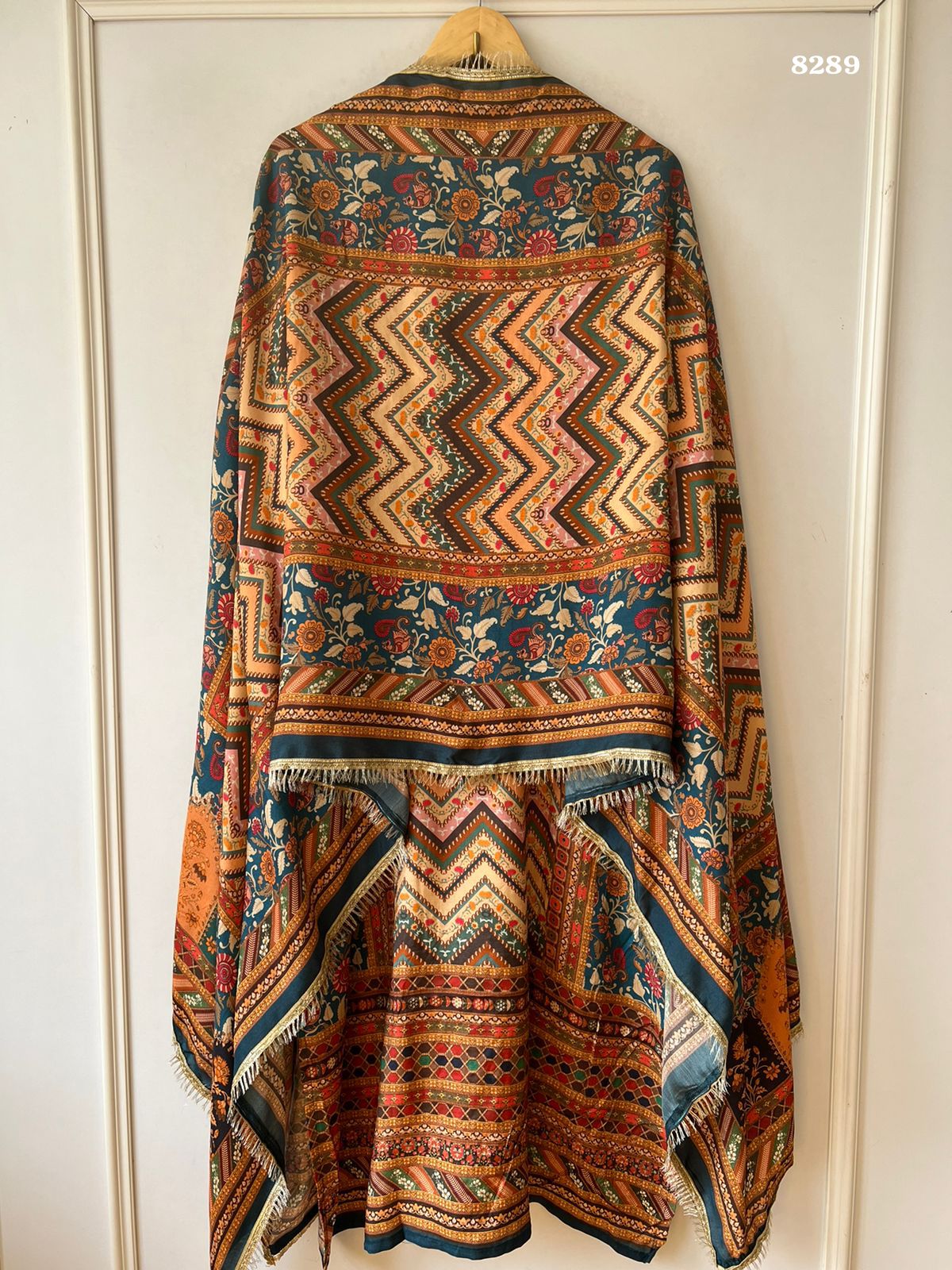 Pure muslin suit set {8289}