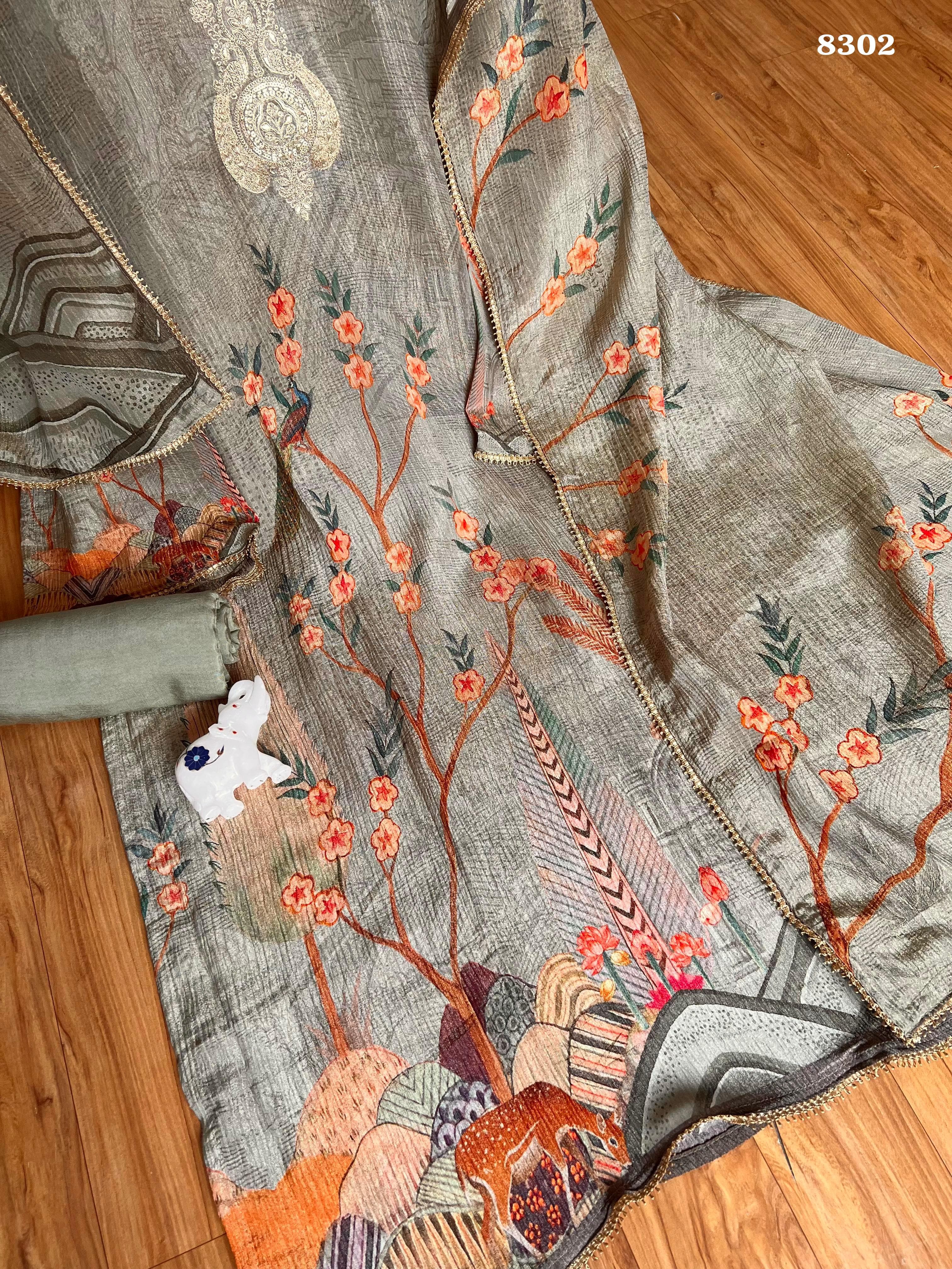 Pure tissue silk {8302}