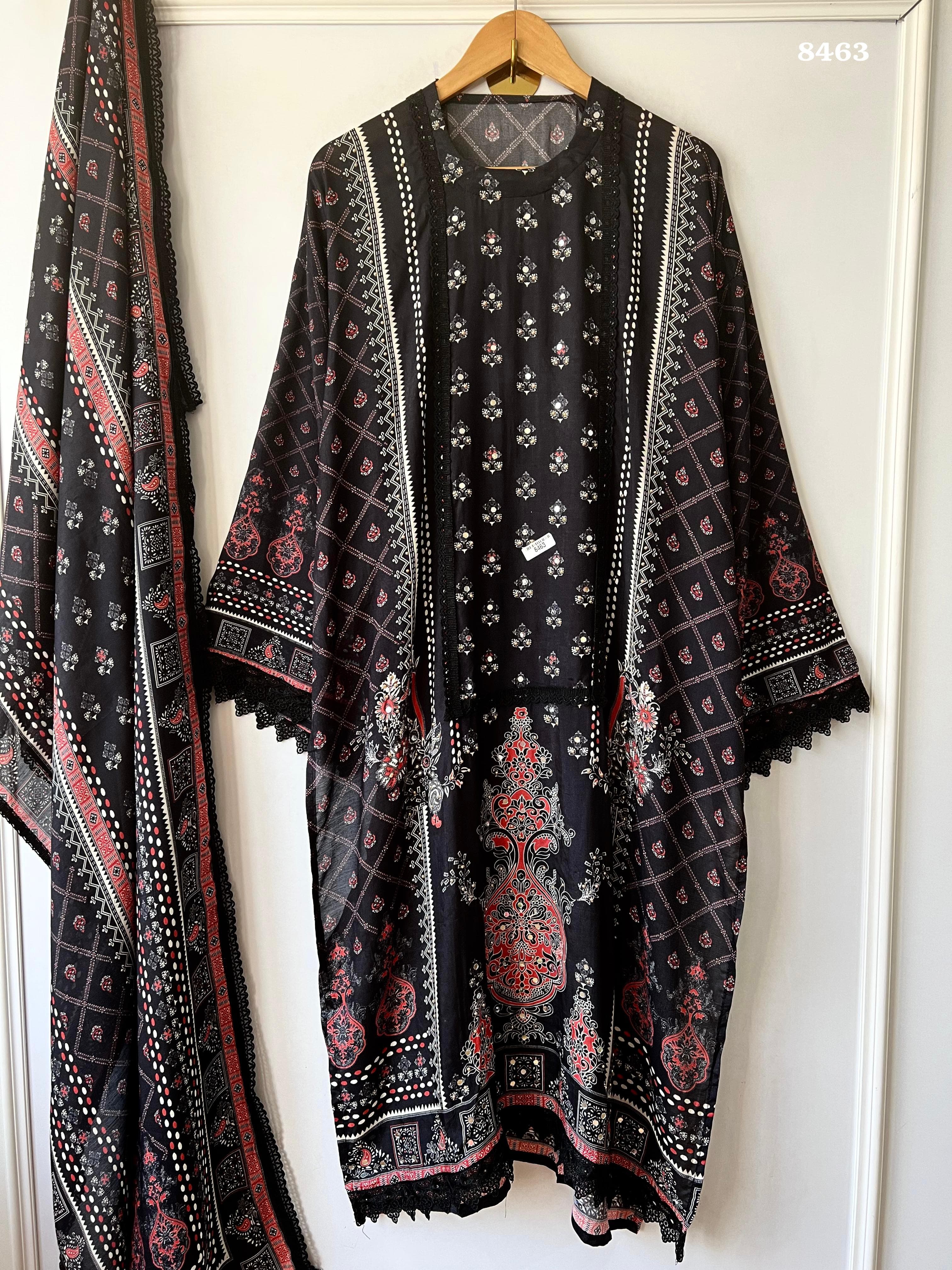 Pure muslin suit set