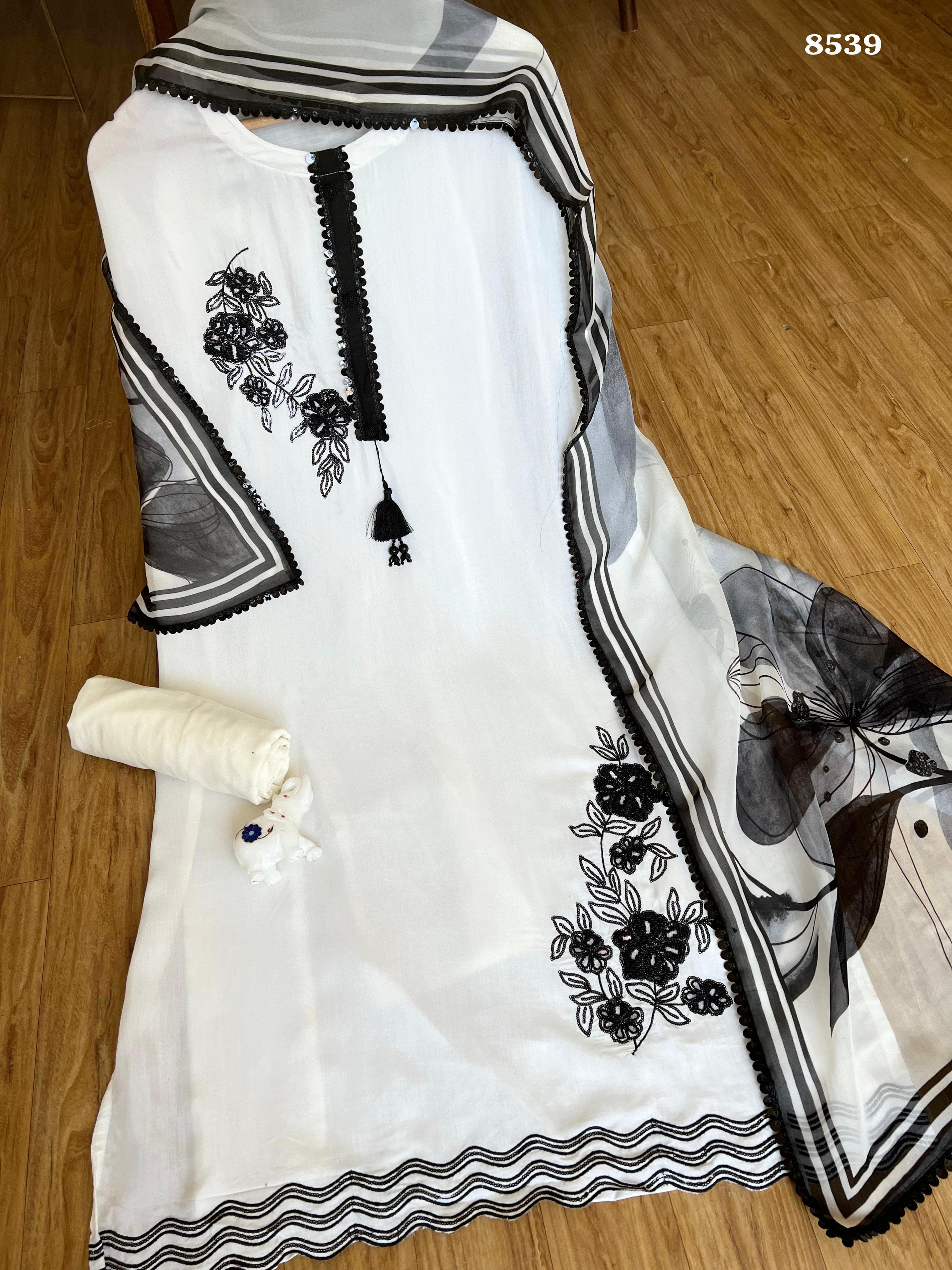 Pure muslin suit set