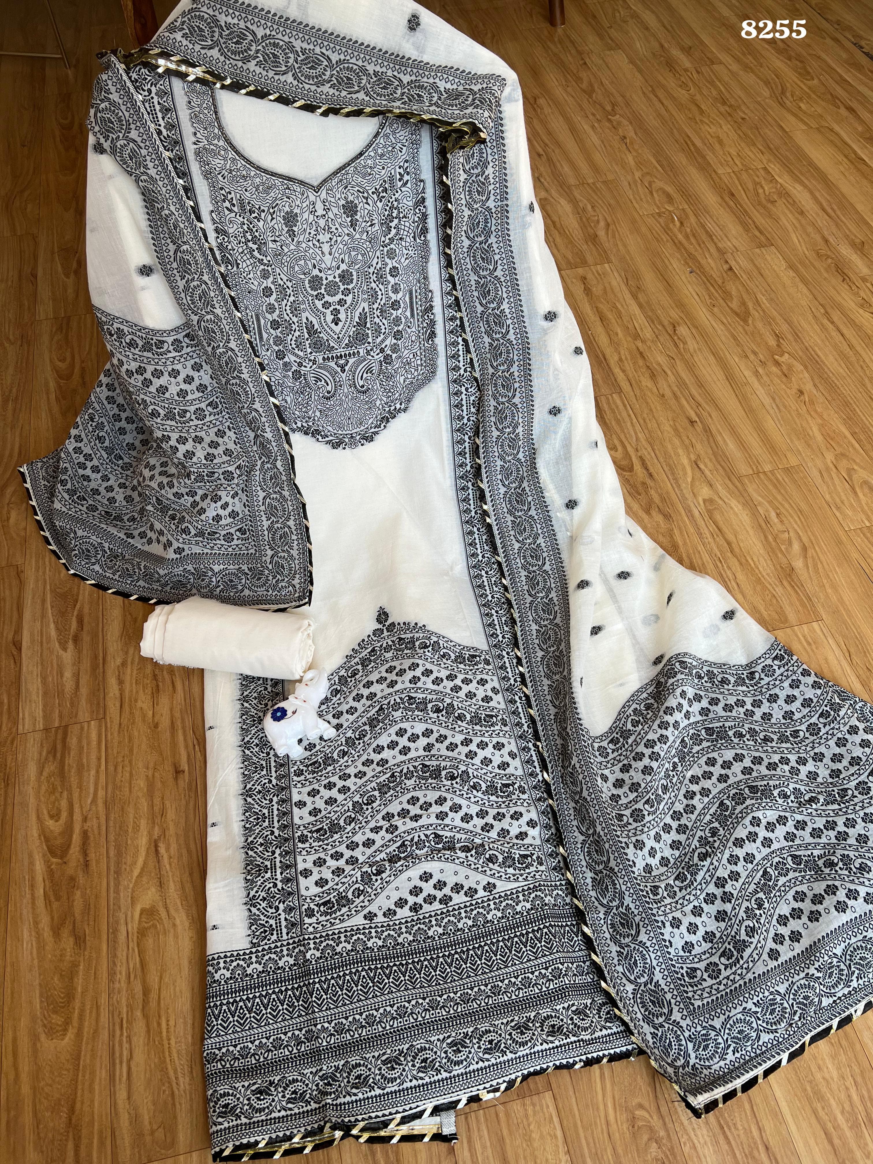 Pure jamdani cotton {8255}