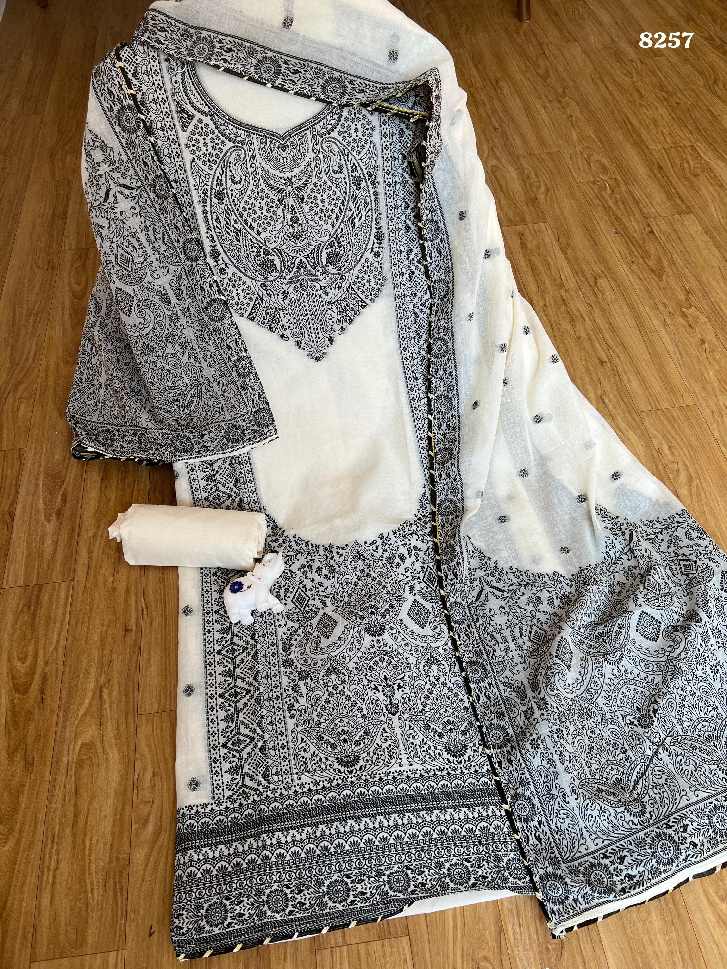 Pure jamdani cotton {8257}