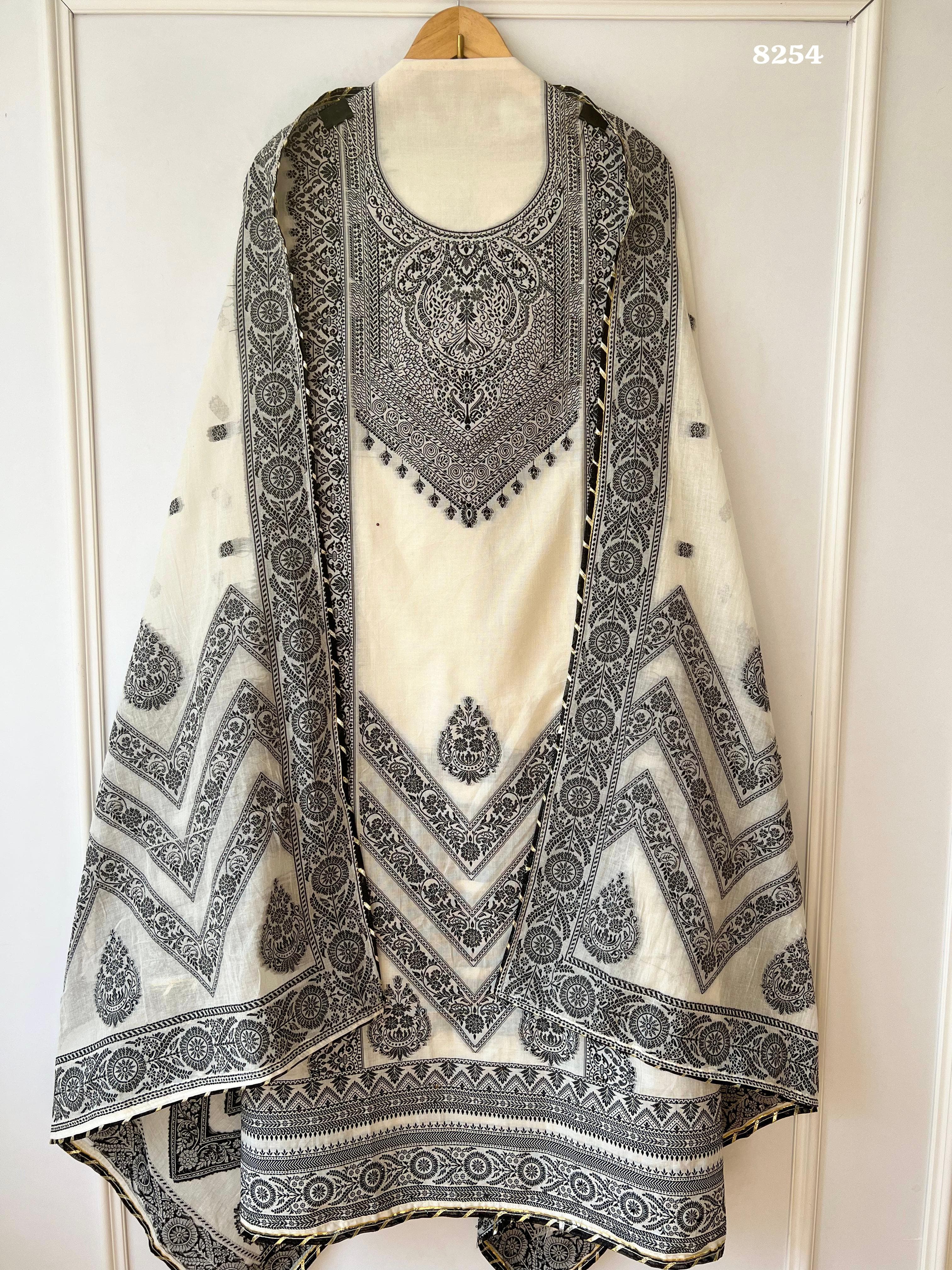 Pure jamdani cotton {8254}