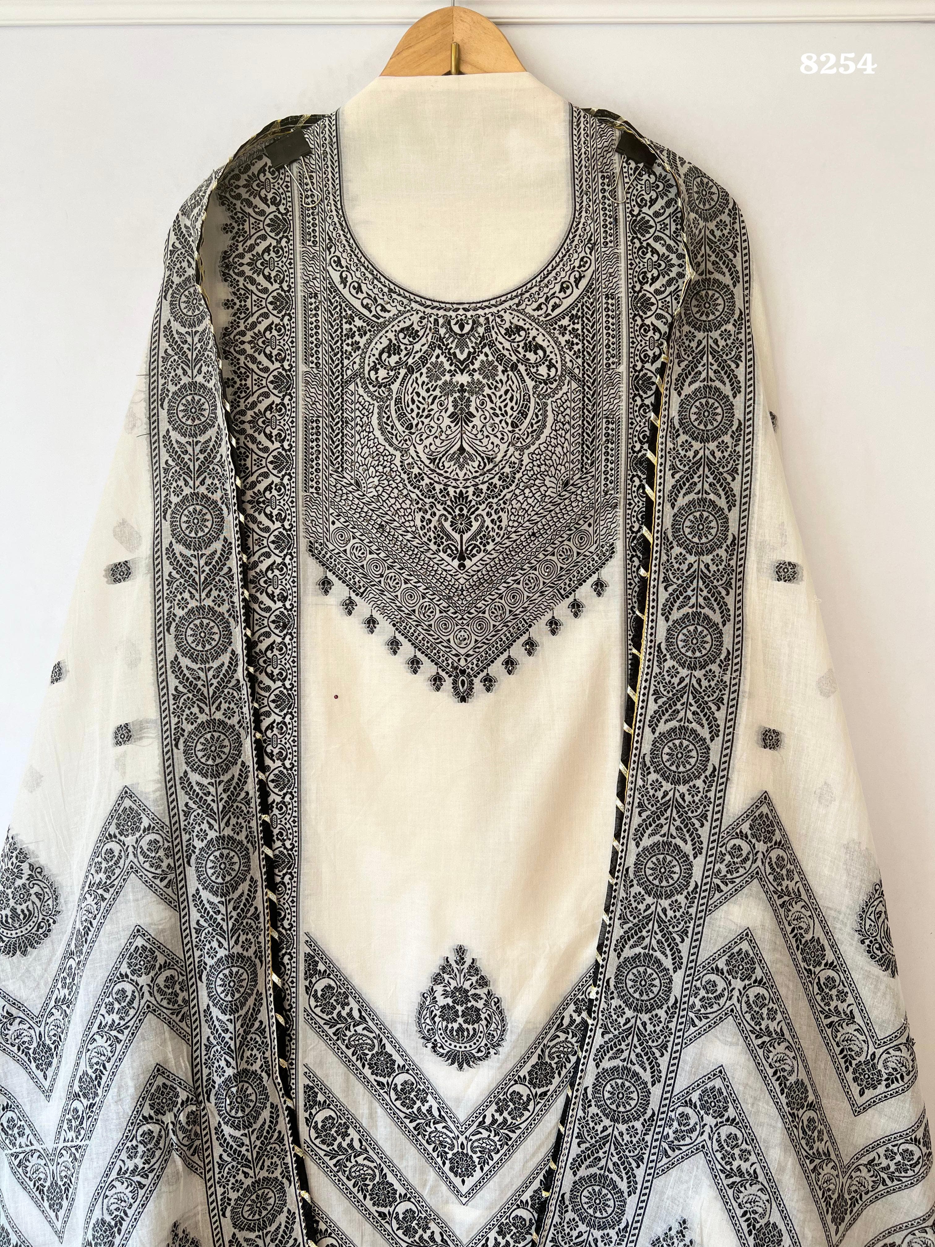 Pure jamdani cotton {8254}