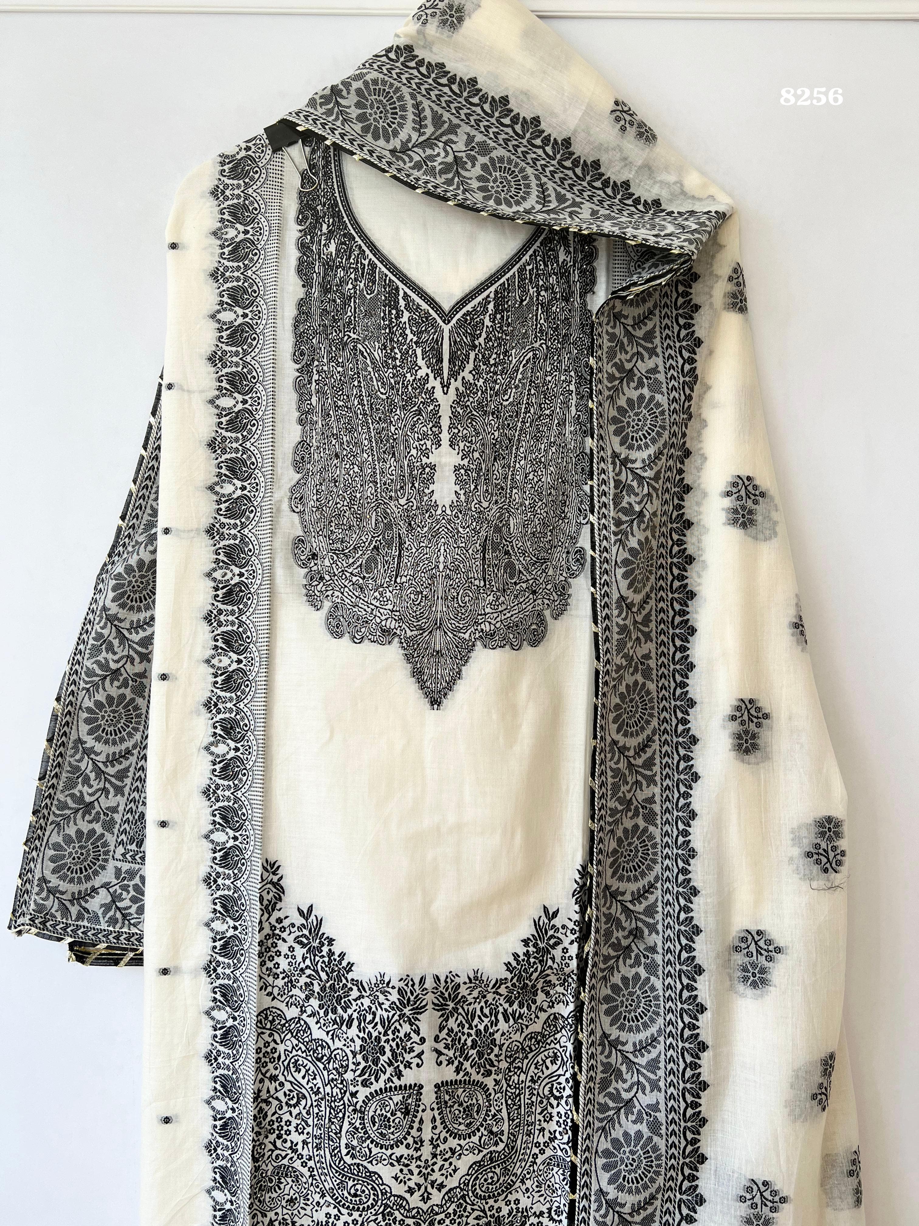 Pure jamdani cotton {8256}