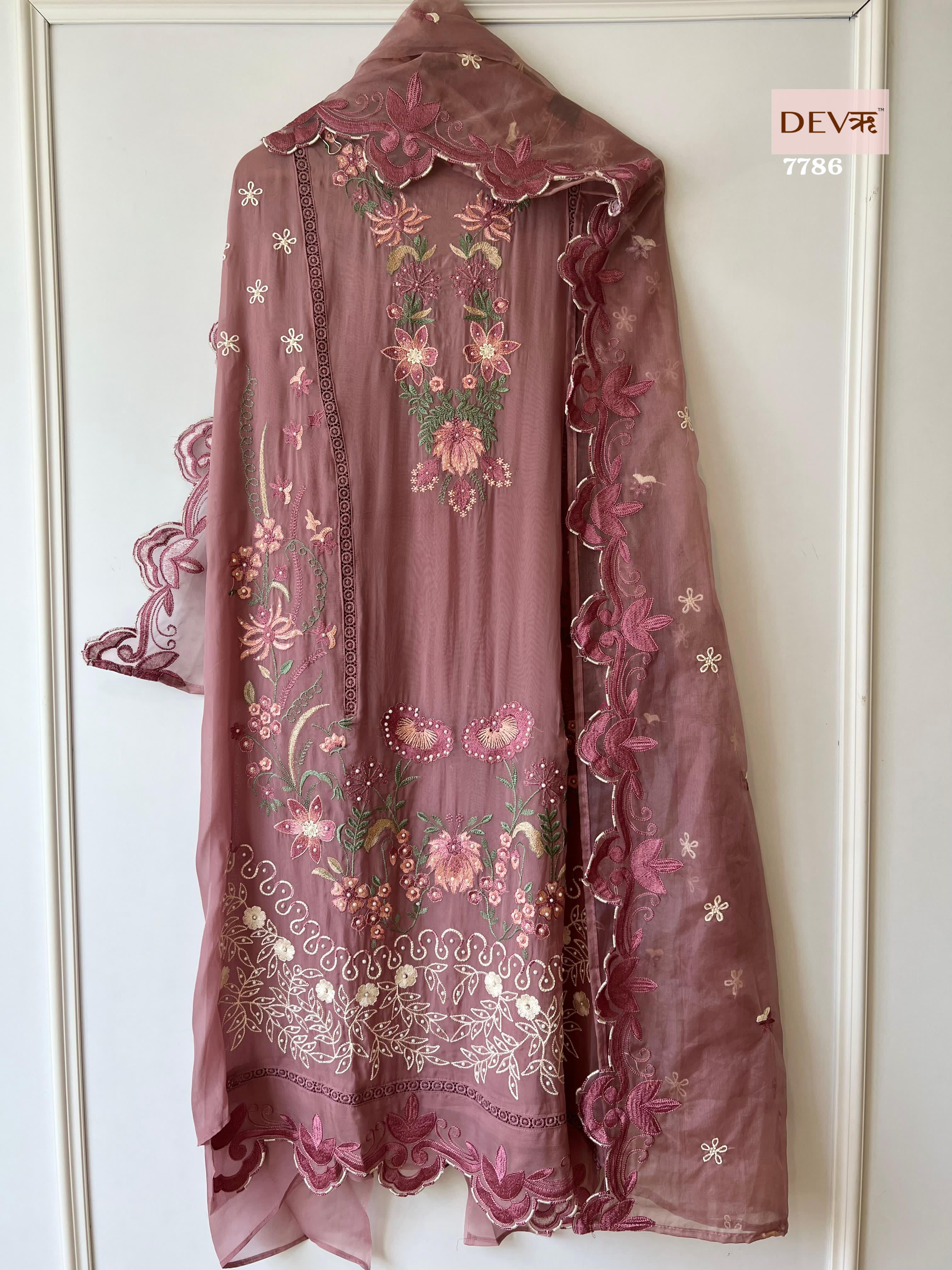 Pure organza suit set