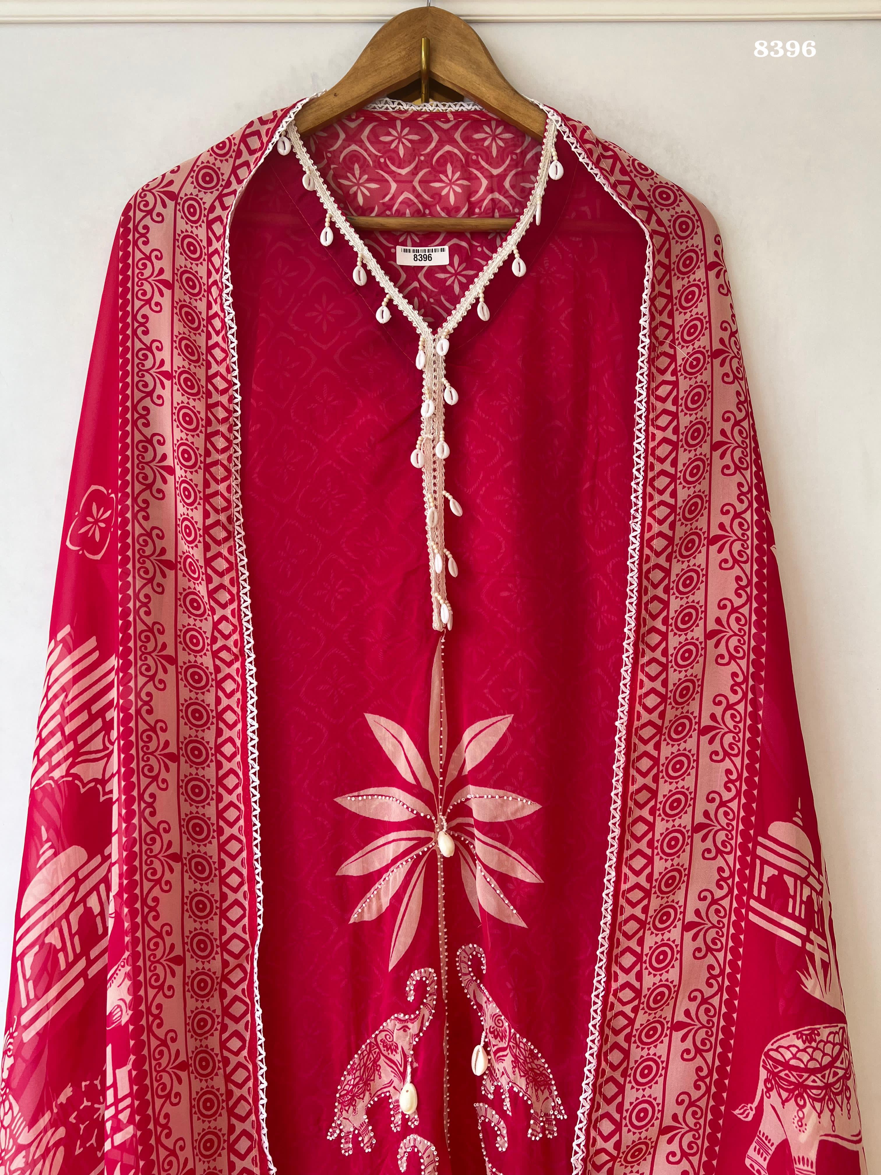 Pure organza suit set {8396}