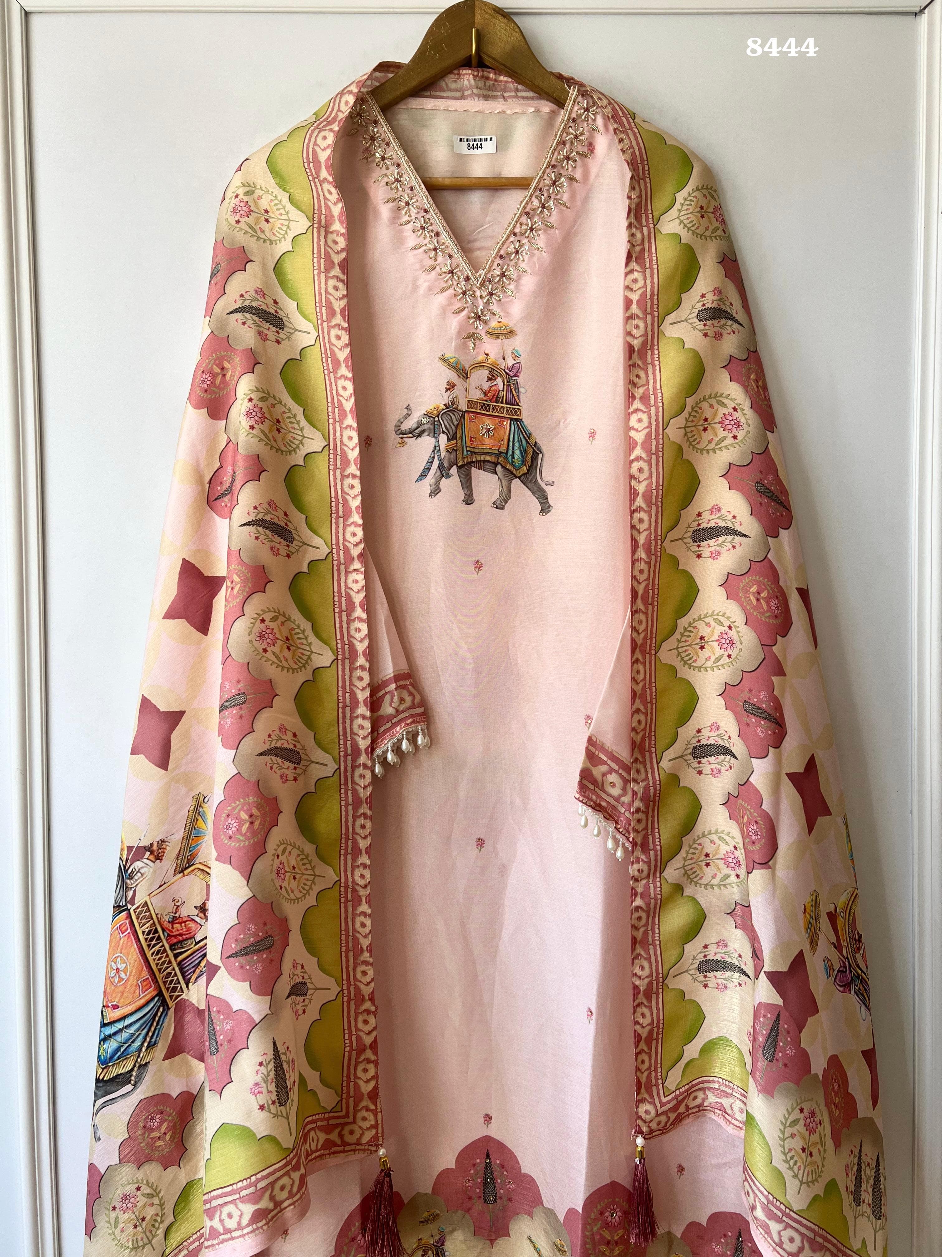 Pure muslin suit set