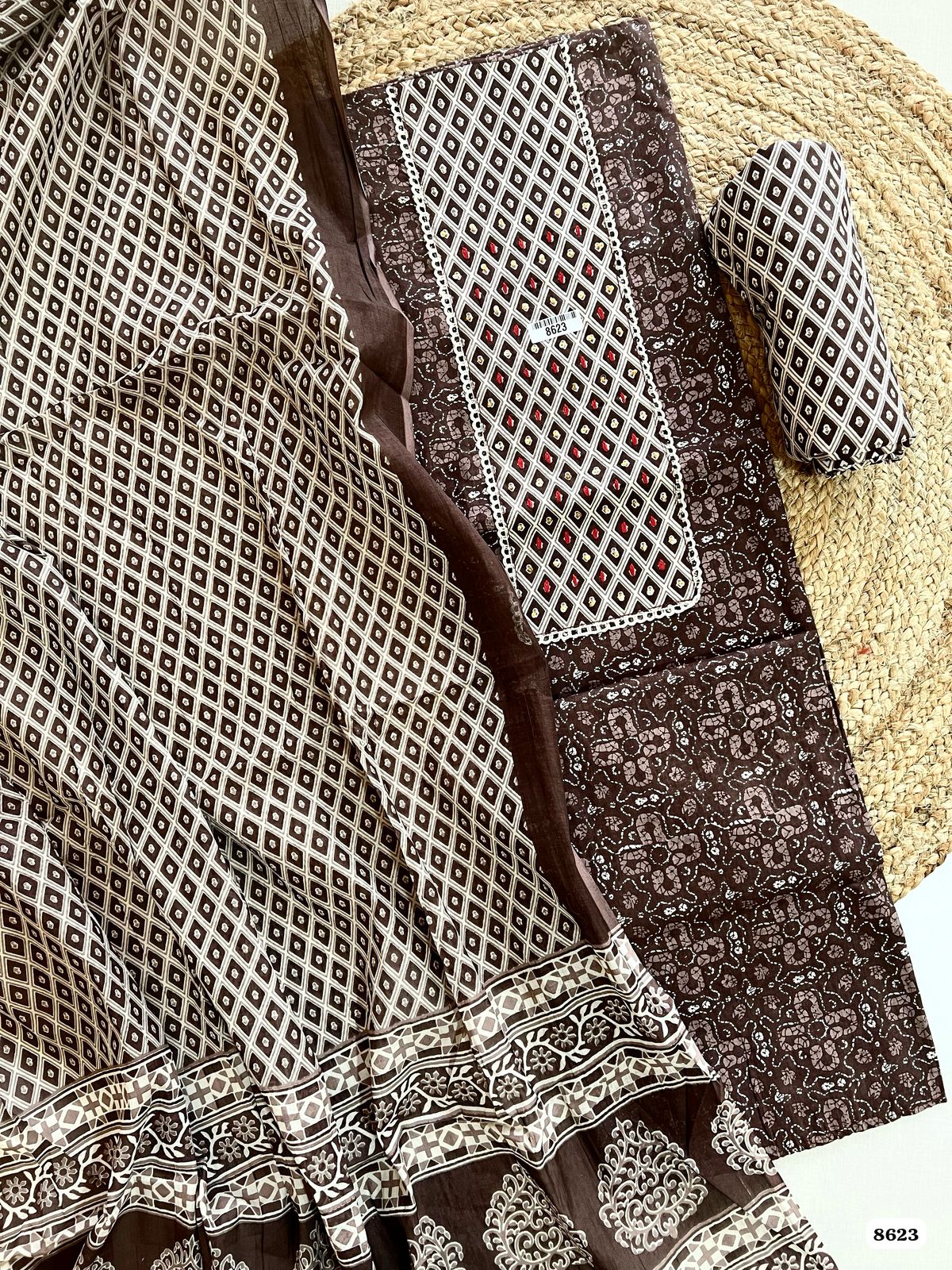 Pure cotton unstitched