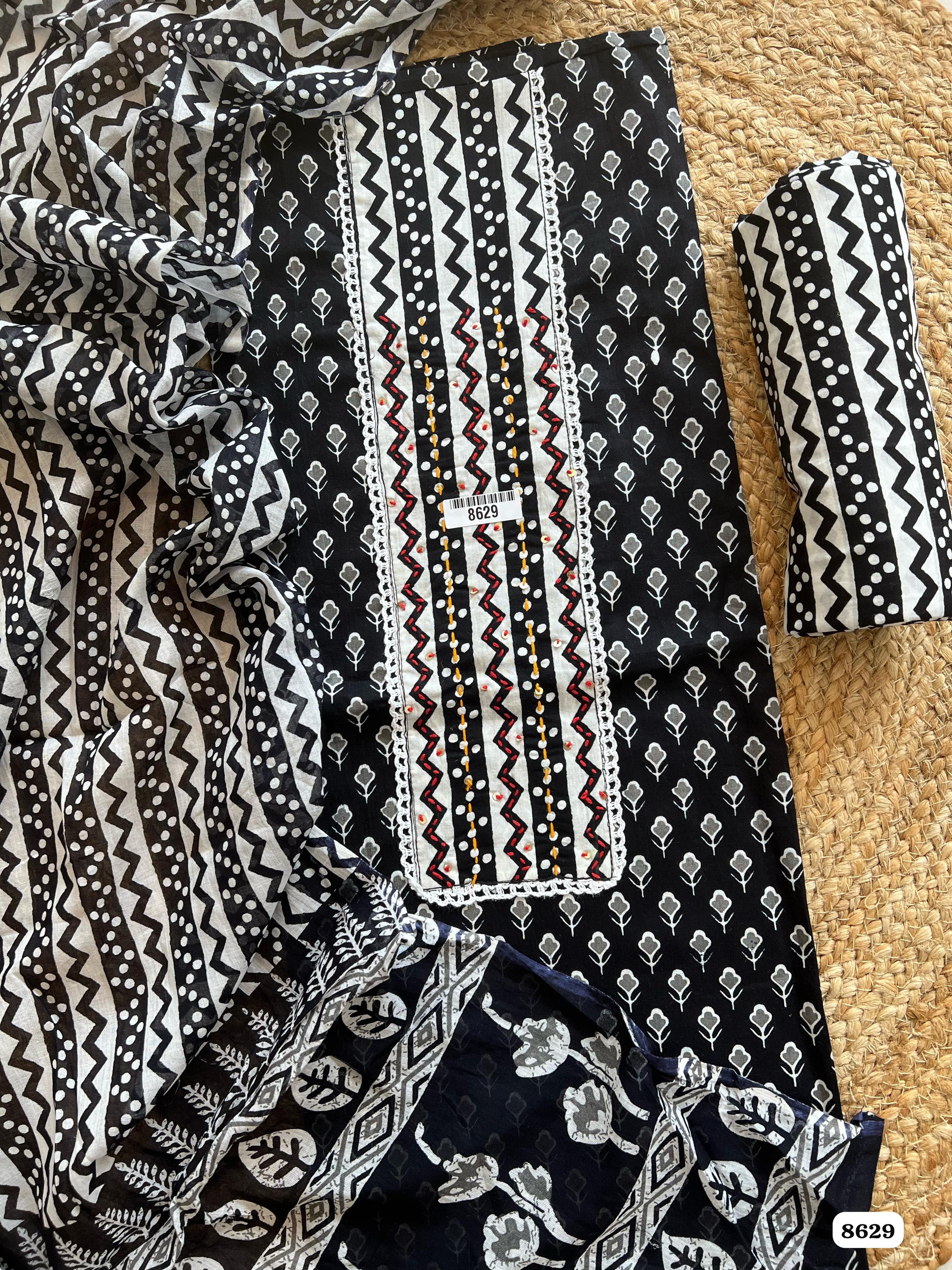 Pure cotton unstitched